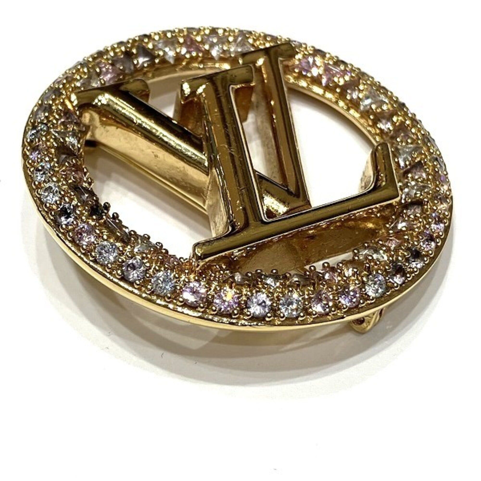 Louis Vuitton Louis Vuitton Chiluise Trésor Brooch M01479 Rhinestone Brand Accessory for Women Size ONE SIZE - 5 Thumbnail