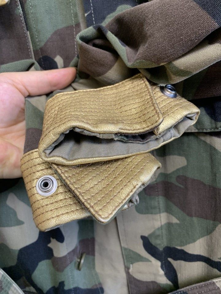Saint Laurent Paris Saint Laurent Camouflage Gold Trim Jacket Size 36 Size XS / US 0-2 / IT 36-38 - 5 Thumbnail