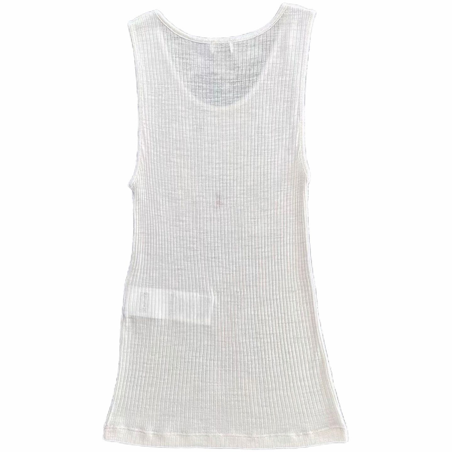 Saint Laurent Paris Saint Laurent Logo Embroidery Tank Top Size L Size L / US 10 / IT 46 - 2 Thumbnail
