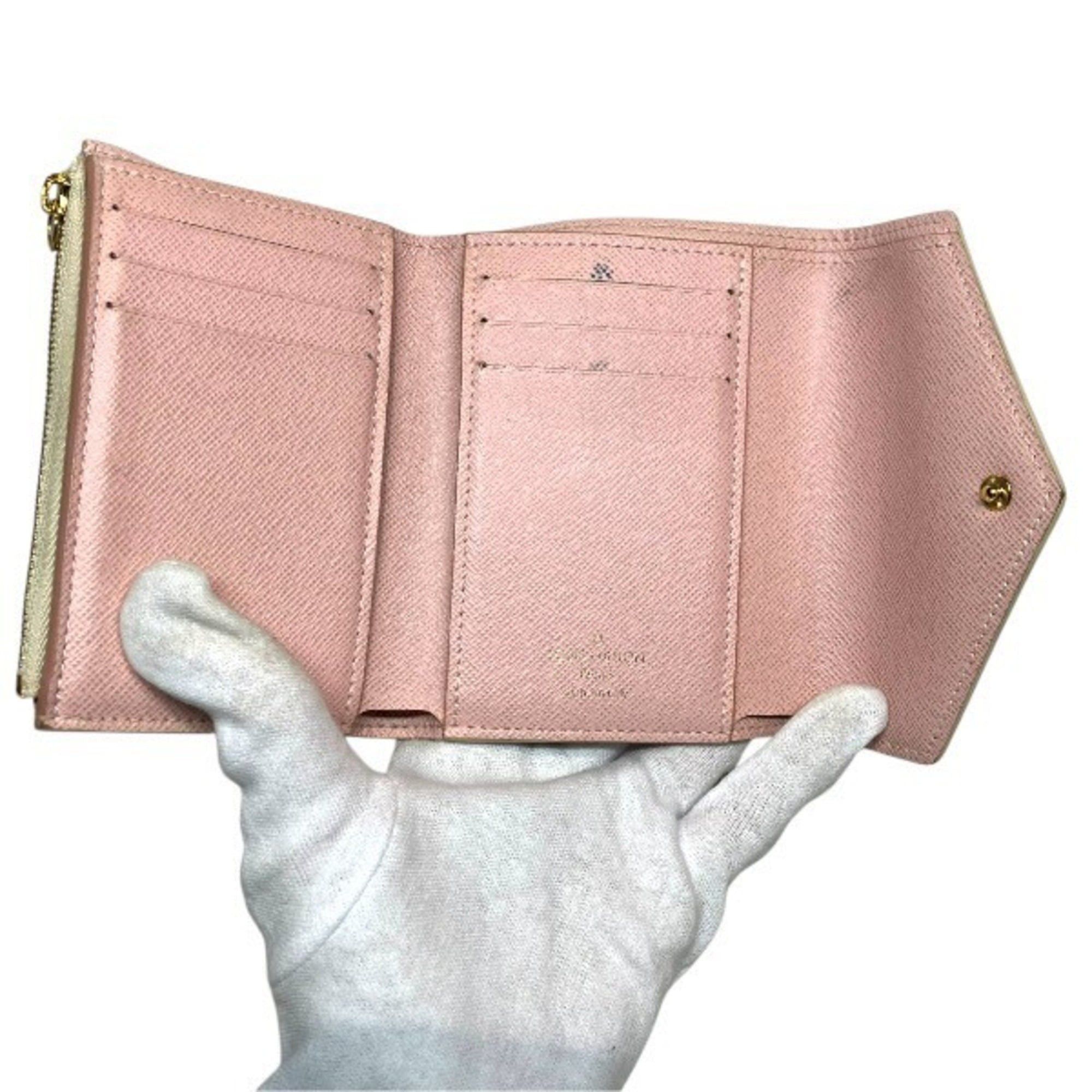 Louis Vuitton Louis Vuitton Damier Azur Portefeuille Victorine N64022 Tri-fold Wallet for Women Size ONE SIZE - 3 Thumbnail