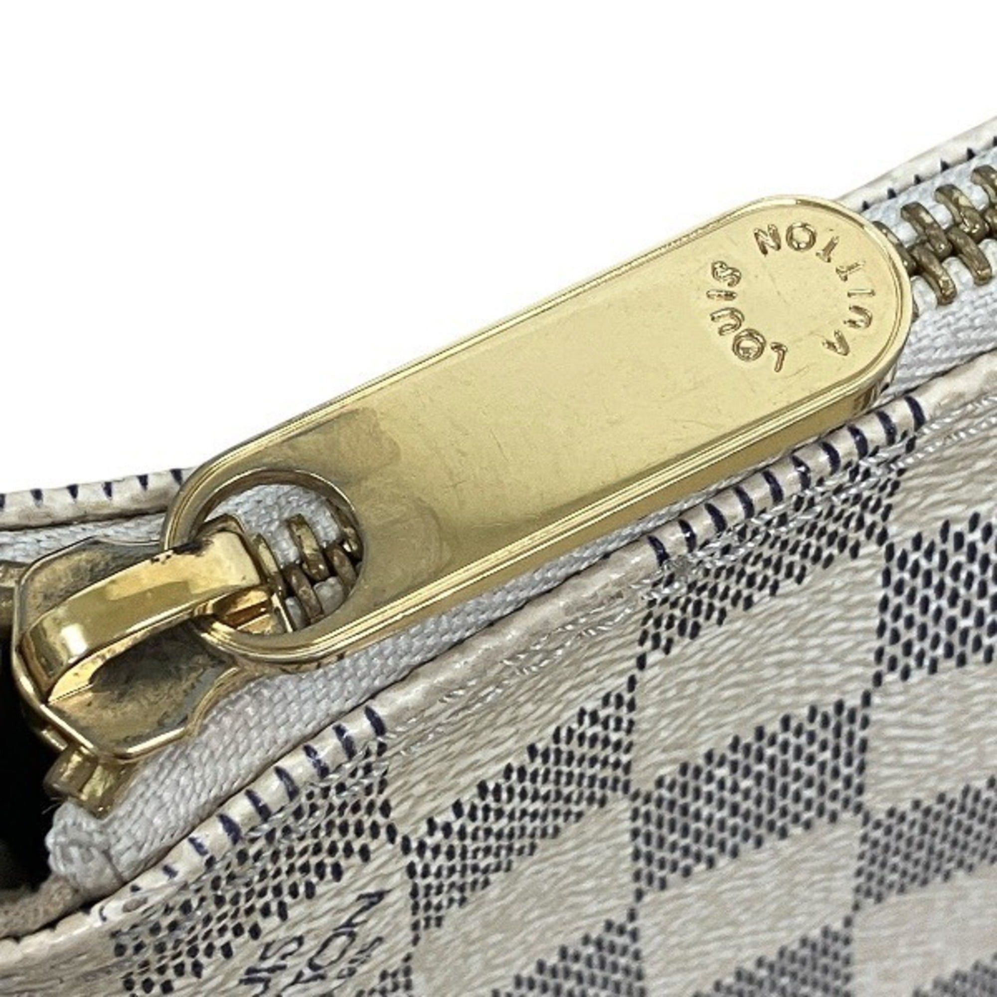 Louis Vuitton Louis Vuitton Damier Azur Saleya PM N51186 Handbag Tote Bag for Women Size ONE SIZE - 6 Thumbnail