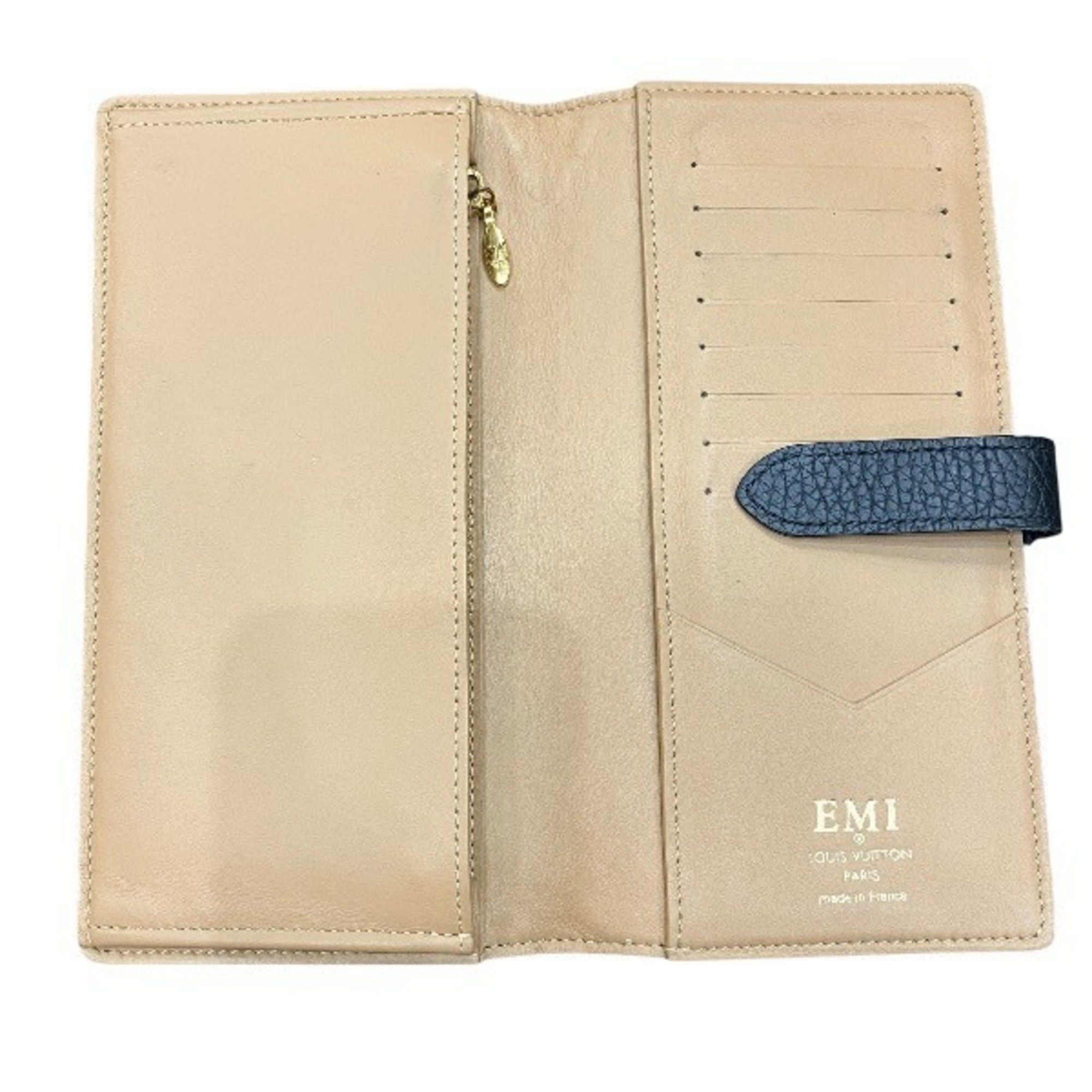 Louis Vuitton Louis Vuitton Taurillon LV Vertical M81330 Long Wallet for Men and Women Size ONE SIZE - 3 Thumbnail