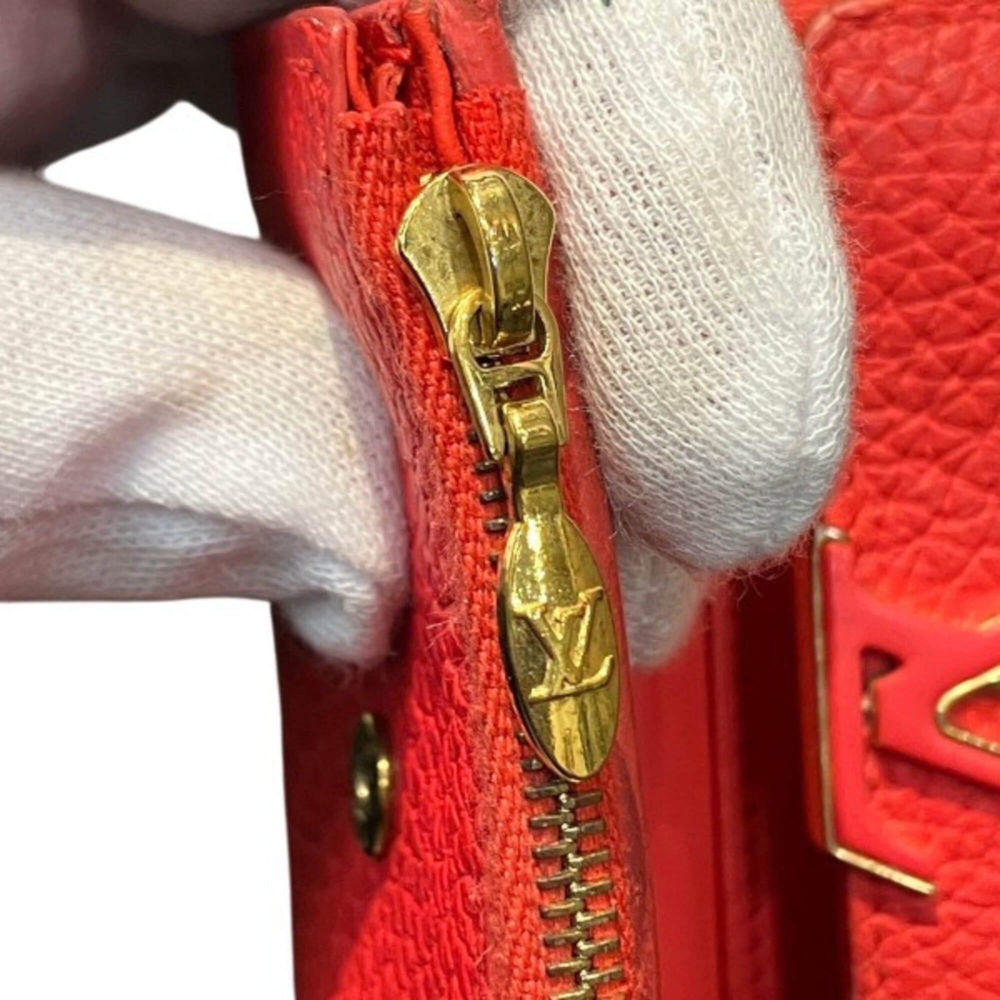 Louis Vuitton Louis Vuitton Taurillon Portefeuille Capucines XS M69069 Tri-fold Wallet for Women Size ONE SIZE - 7 Thumbnail