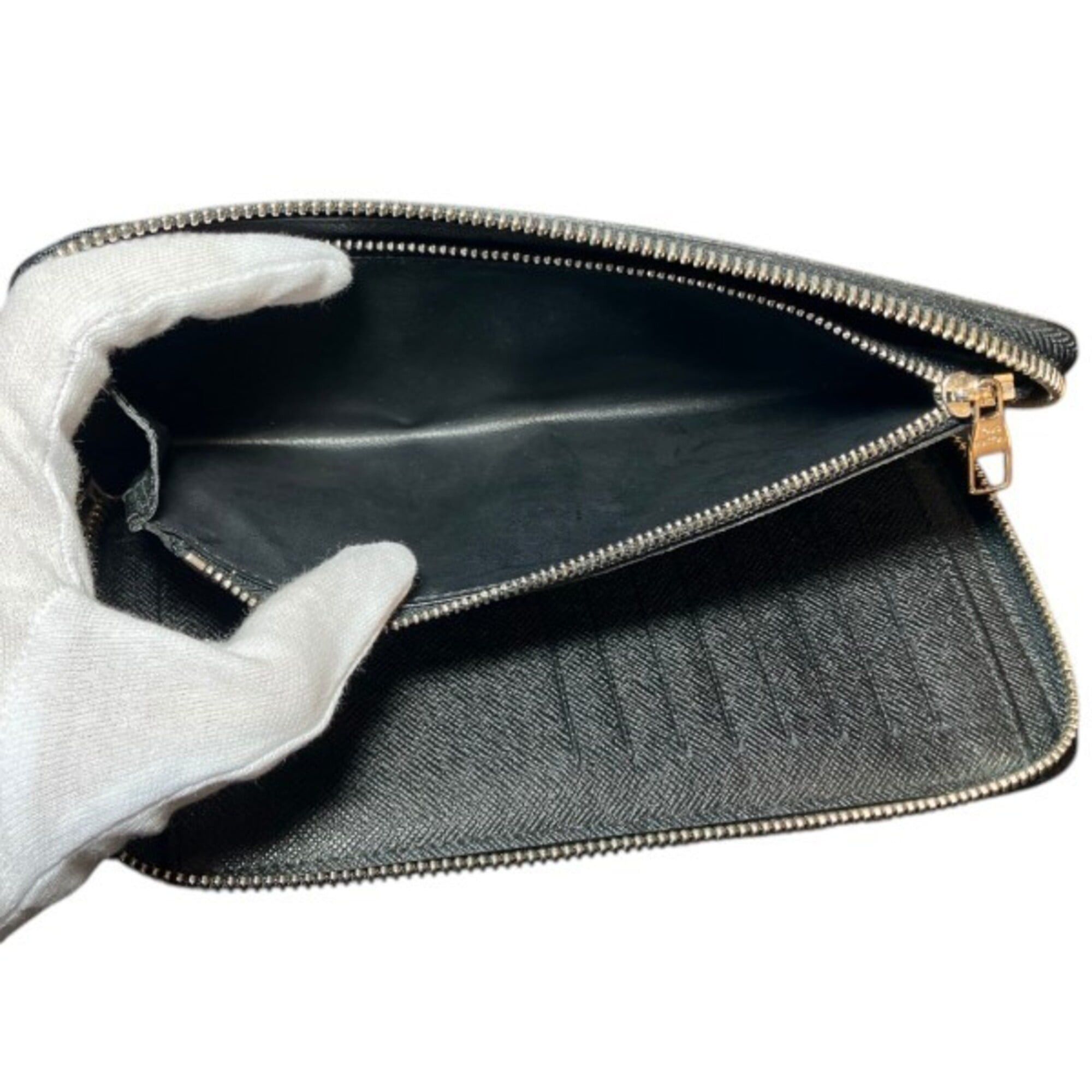 Louis Vuitton Louis Vuitton Damier Graphite Zippy Wallet Vertical N63095 Long for Men and Women Size ONE SIZE - 5 Thumbnail