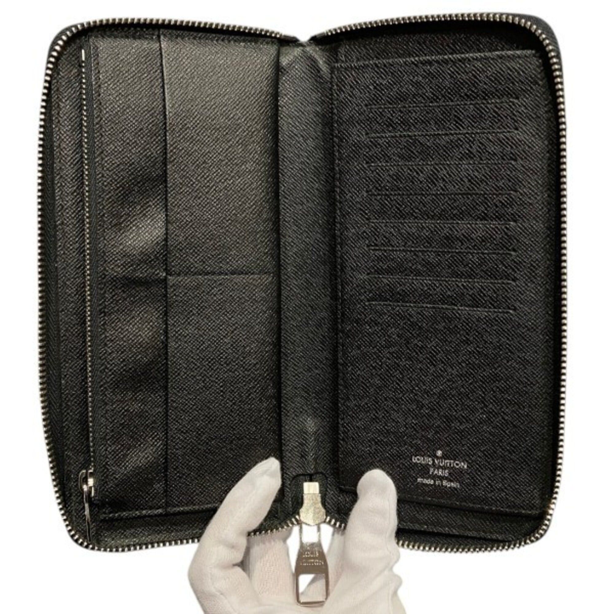Louis Vuitton Louis Vuitton Damier Graphite Zippy Wallet Vertical N63095 Long for Men and Women Size ONE SIZE - 3 Thumbnail