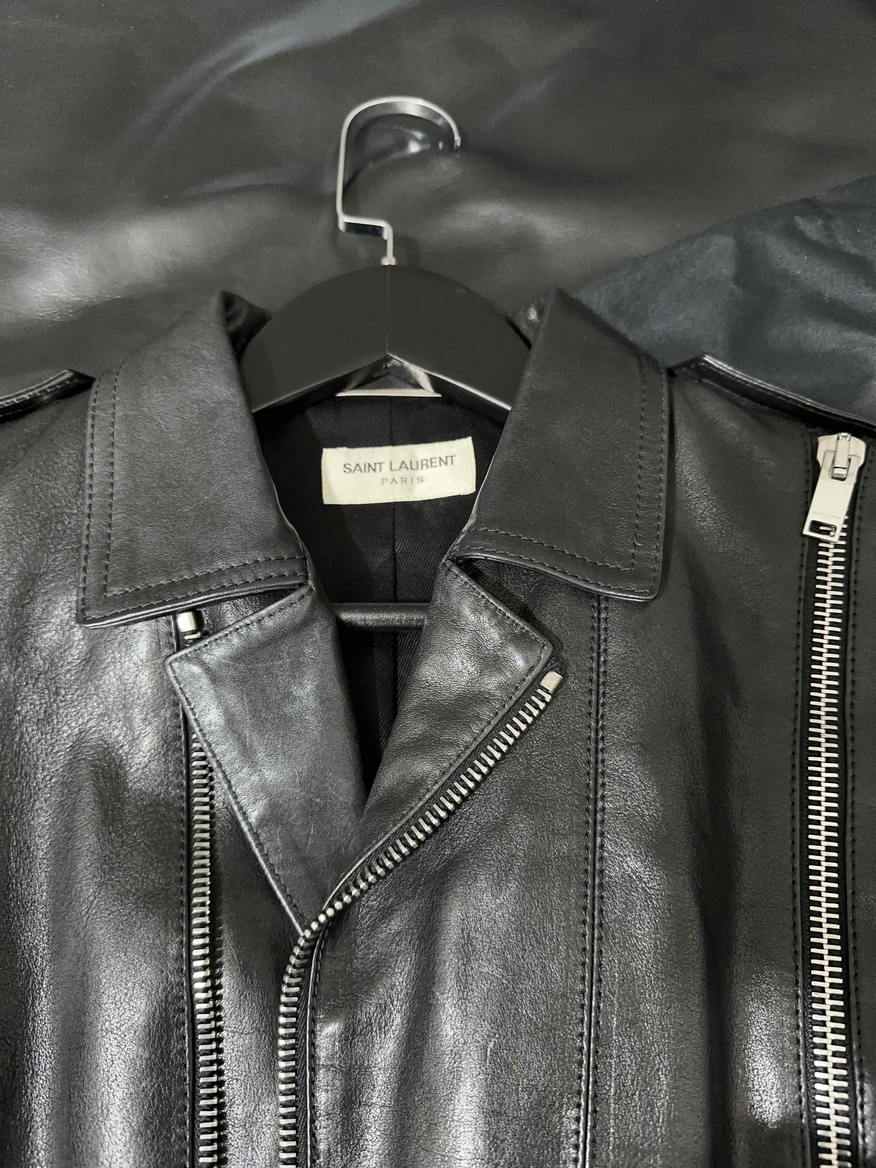 Saint Laurent Paris Saint Laurent Leather Moto Jacket Size 36 Size XS / US 0-2 / IT 36-38 - 6 Thumbnail