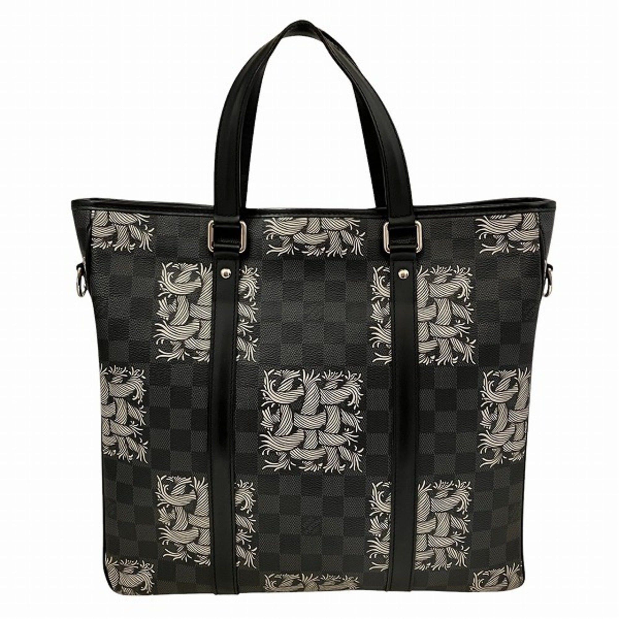 Louis Vuitton Louis Vuitton Damier Graphite Christopher Nemeth Tadao PM N41570 Handbag Tote Bag Men's Women's Size ONE SIZE - 2 Thumbnail