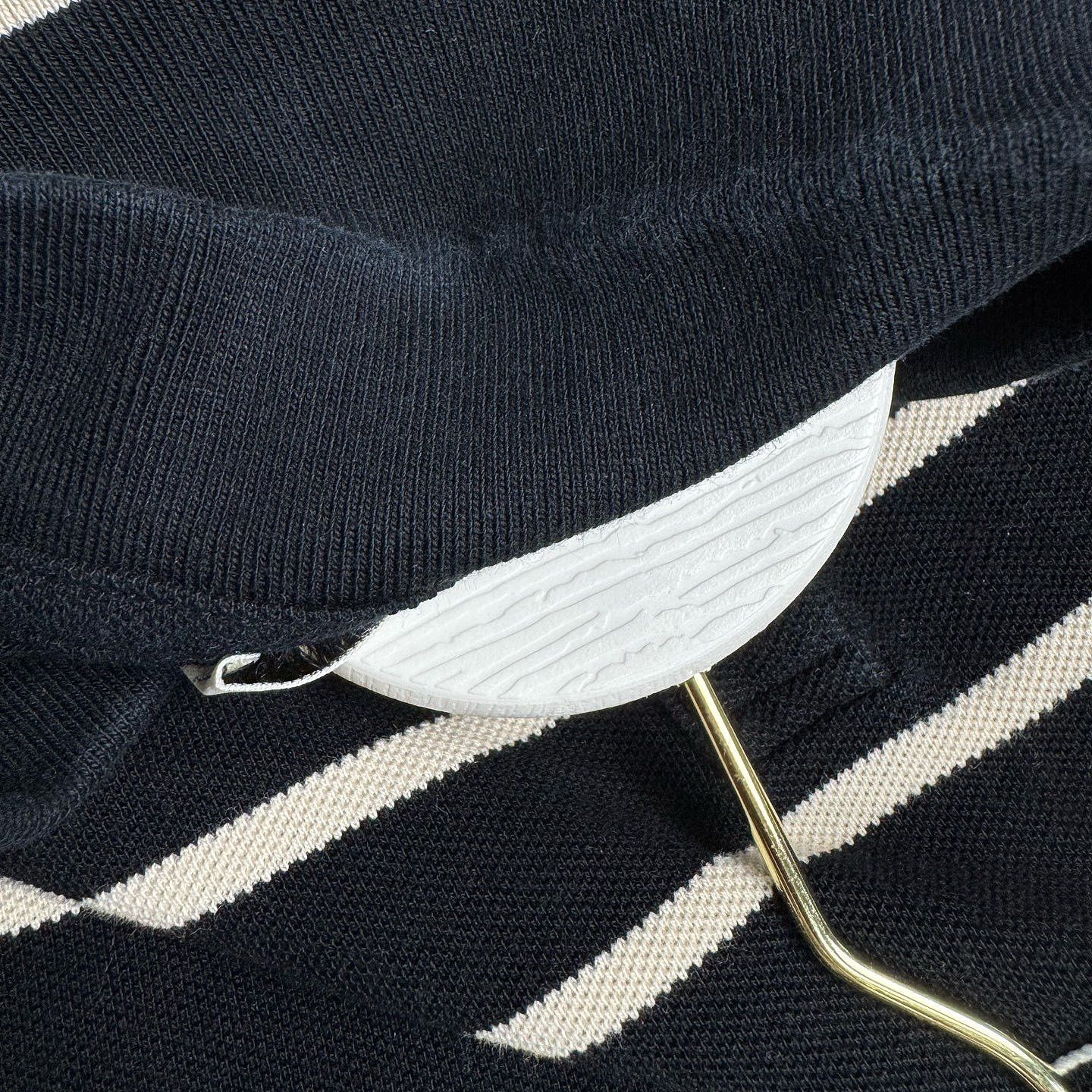 Saint Laurent Paris Saint Laurent Contrast Striped Polo Size M Size US M / EU 48-50 / 2 - 8 Thumbnail