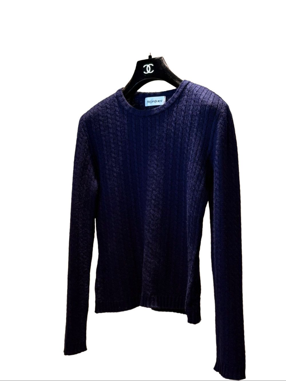 Yves Saint Laurent Yves Saint Laurent Cable Knit Sweater Size M Size M / US 6-8 / IT 42-44 - 12 Thumbnail