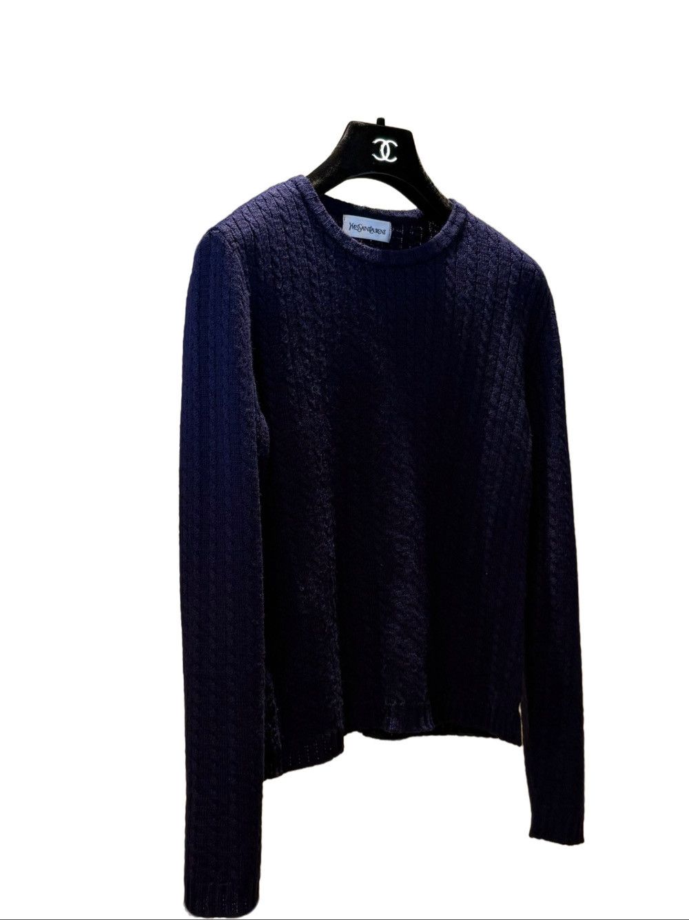 Yves Saint Laurent Yves Saint Laurent Cable Knit Sweater Size M Size M / US 6-8 / IT 42-44 - 9 Thumbnail