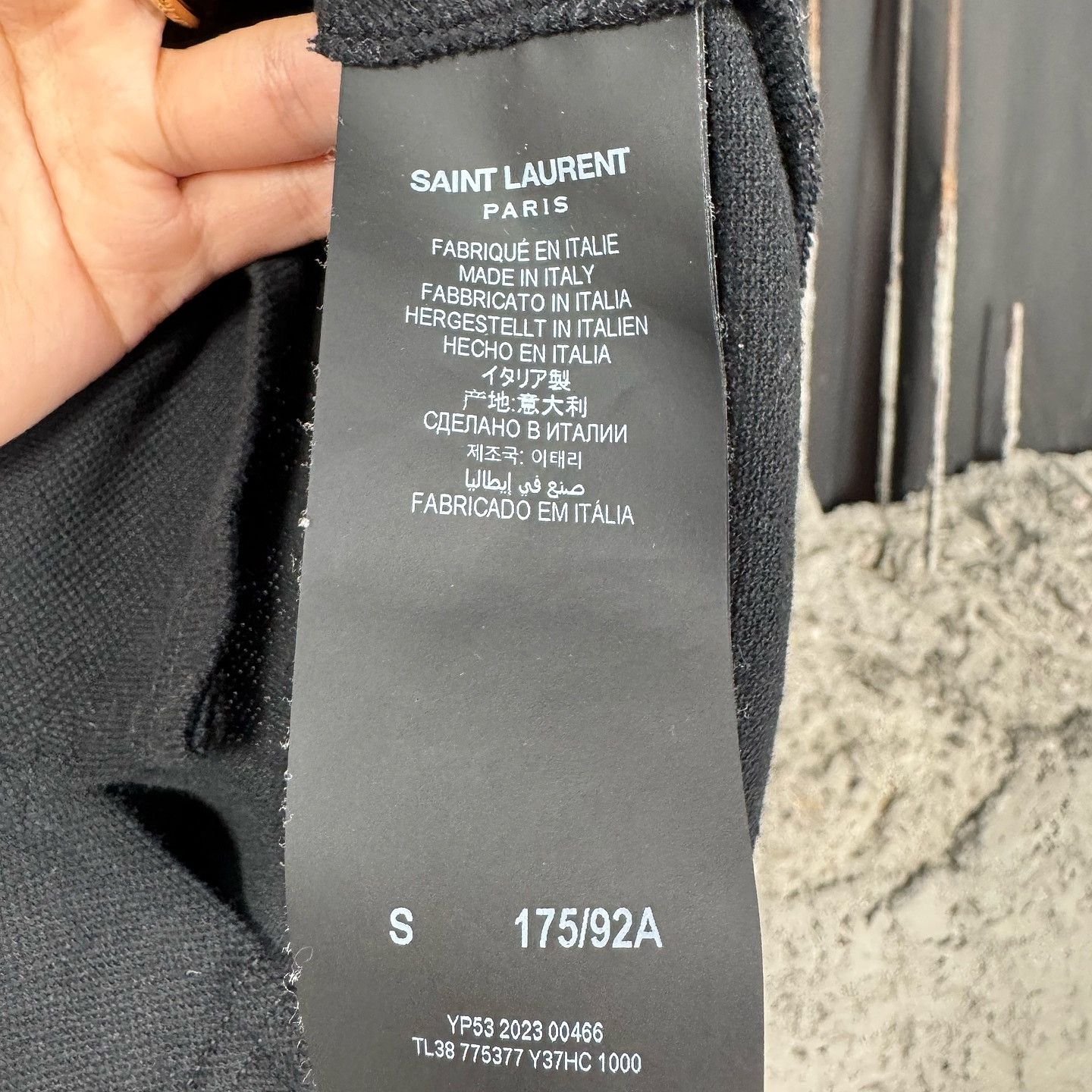 Saint Laurent Paris Saint Laurent YSL Logo Sleeveless Polo Size S Size US S / EU 44-46 / 1 - 4 Thumbnail