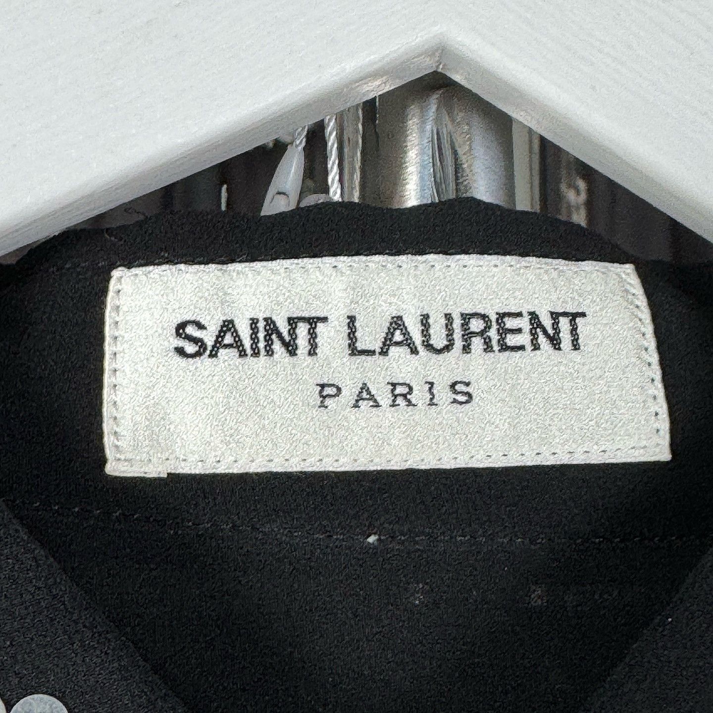 Saint Laurent Paris Saint Laurent Sequin Floral Button Up Shirt F40 Size M / US 6-8 / IT 42-44 - 3 Thumbnail