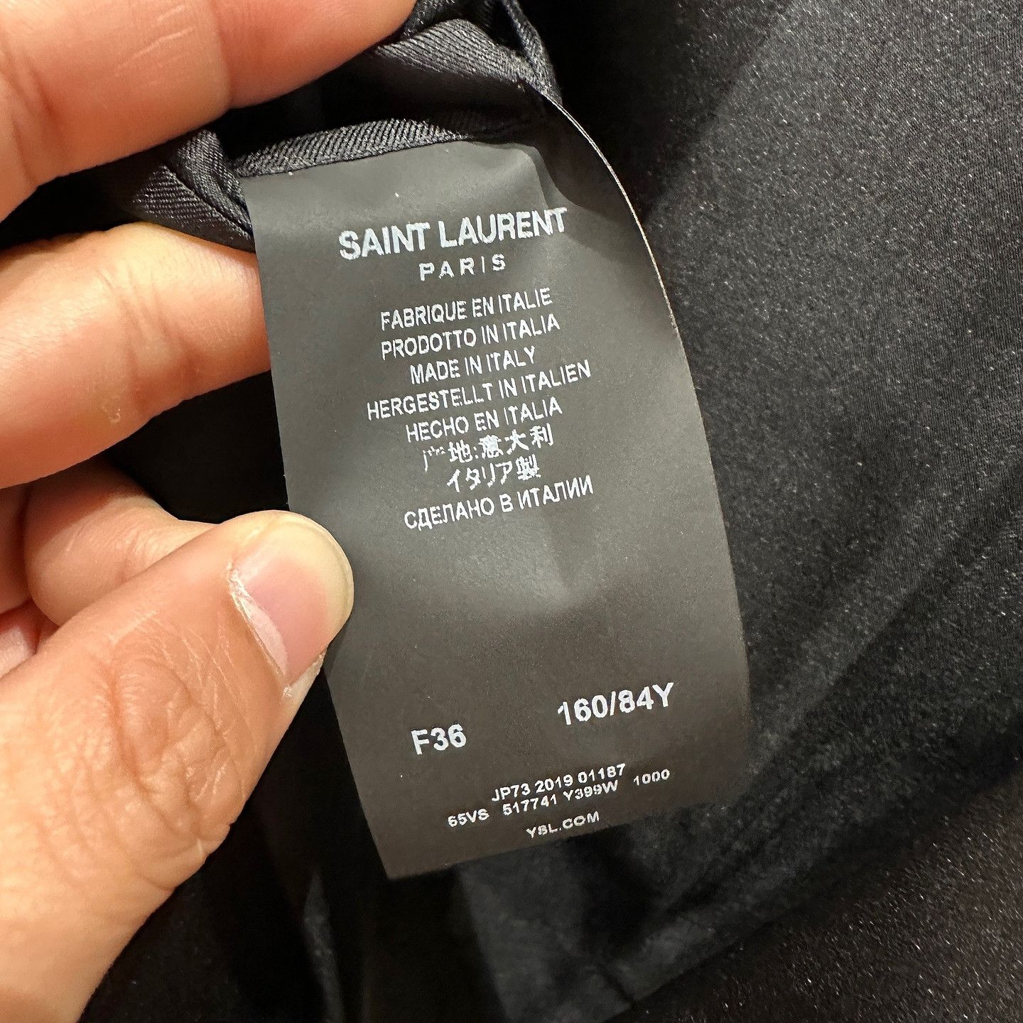 Saint Laurent Paris Saint Laurent Tuxedo Blazer Size 36 Size XS / US 0-2 / IT 36-38 - 4 Thumbnail