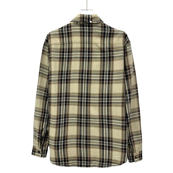 Saint Laurent Paris Saint Laurent Plaid Tie Neck Shirt M Size M / US 6-8 / IT 42-44 - 2 Thumbnail