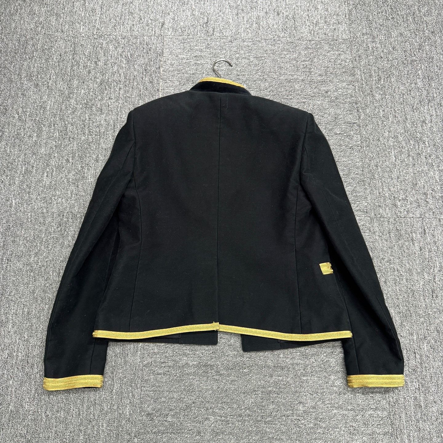 Saint Laurent Paris Saint Laurent Gold Trim Blazer 38R Size 34R - 2 Thumbnail