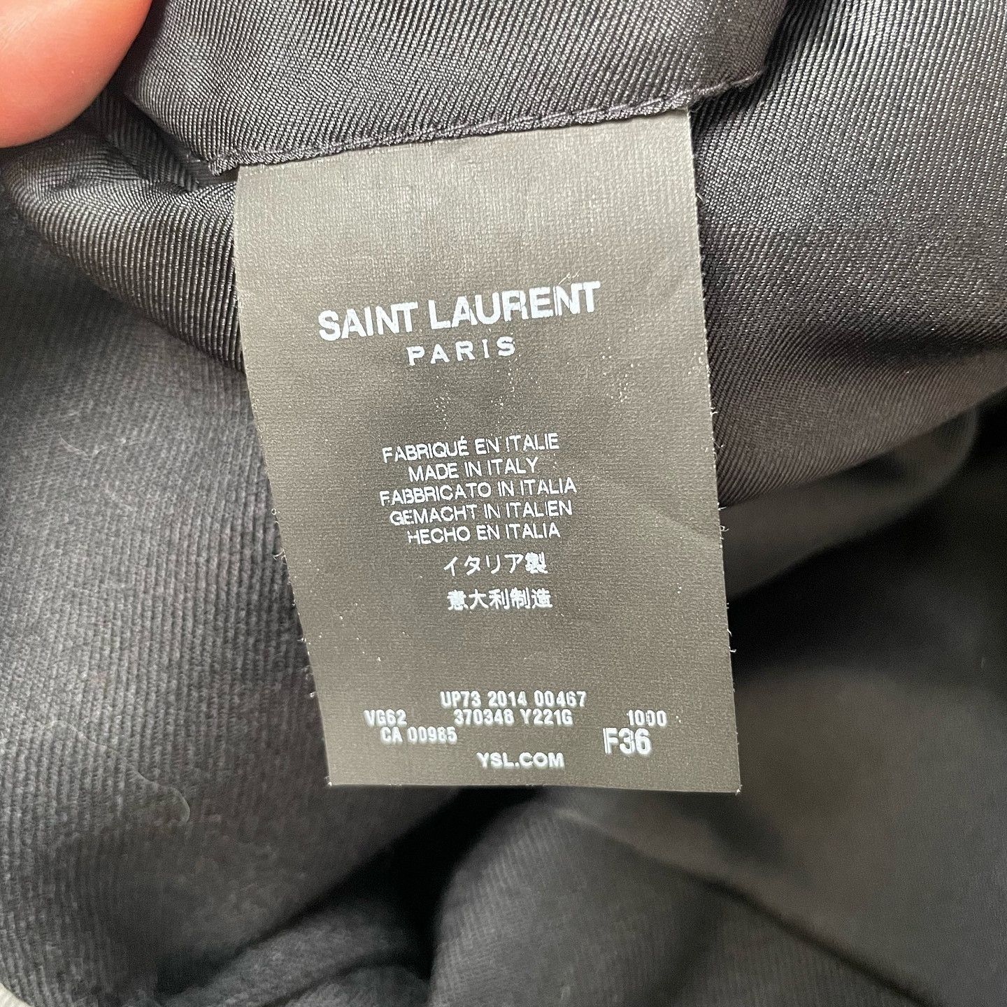 Saint Laurent Paris Saint Laurent Gold Button Blazer Size 36 Size XS / US 0-2 / IT 36-38 - 4 Thumbnail