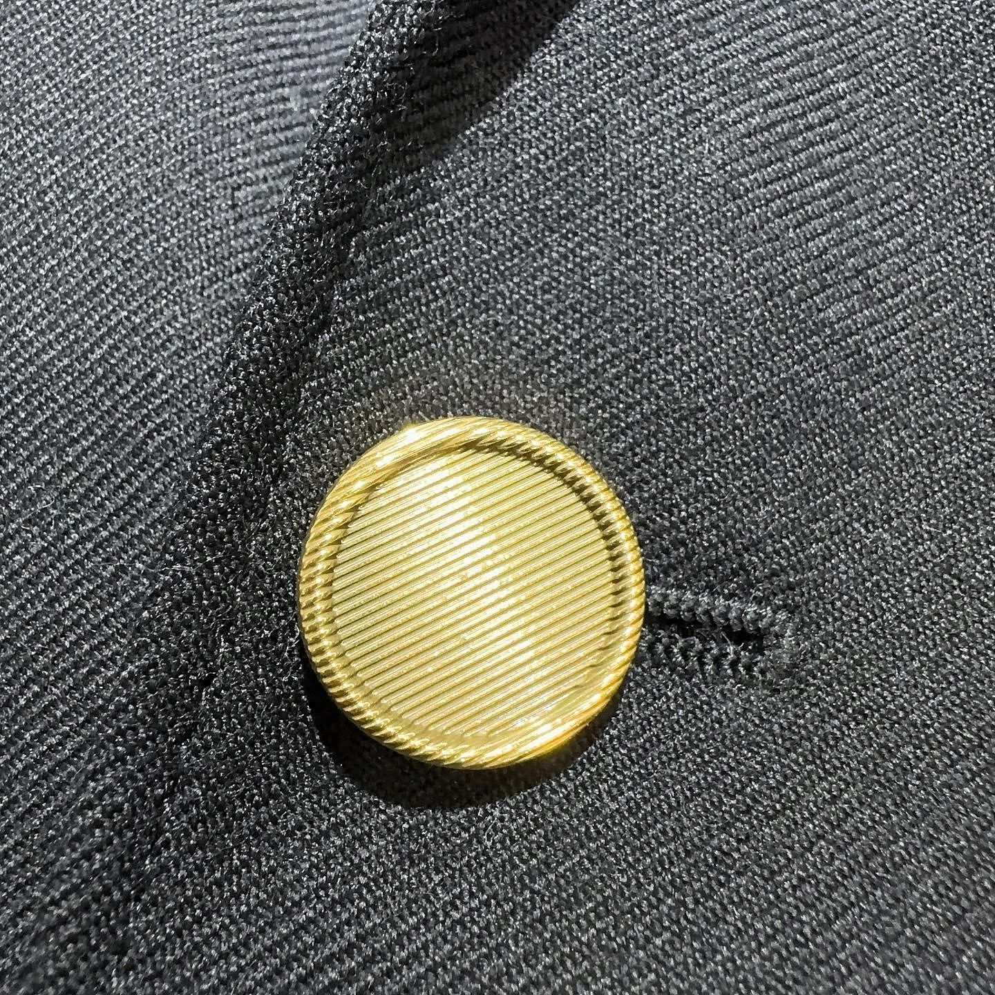Saint Laurent Paris Saint Laurent Gold Button Wool Blazer Size 34 Size XS / US 0-2 / IT 36-38 - 6 Thumbnail