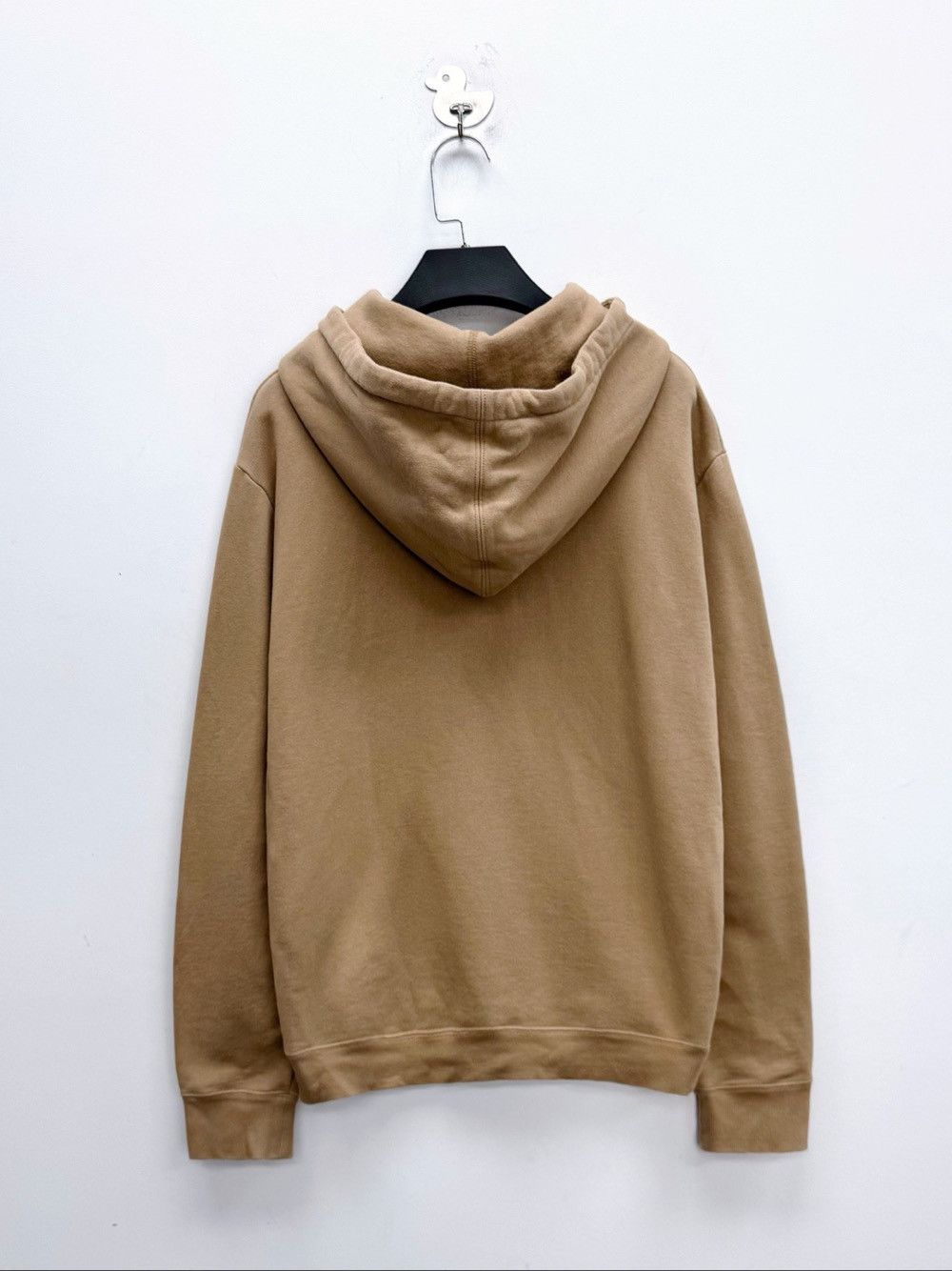 Saint Laurent Paris Saint Laurent Logo Embroidered Hoodie Beige Size M Size M / US 6-8 / IT 42-44 - 2 Thumbnail