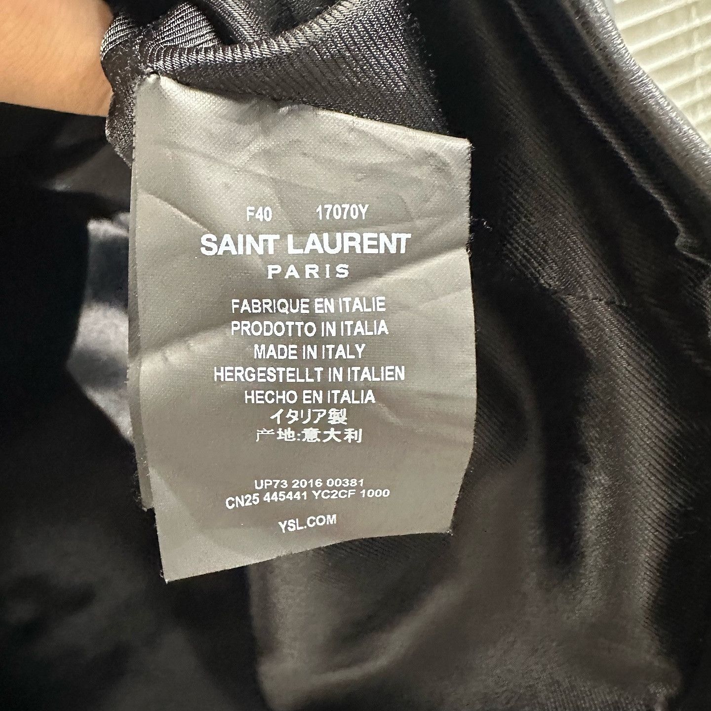 Saint Laurent Paris Saint Laurent Lambskin Mini Skirt Size FR 40 Size 28" / US 6 / IT 42 - 4 Thumbnail