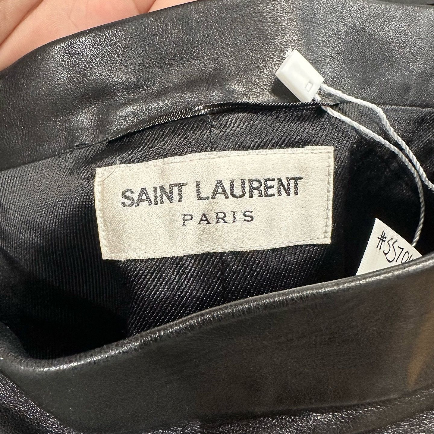 Saint Laurent Paris Saint Laurent Lambskin Mini Skirt Size FR 40 Size 28" / US 6 / IT 42 - 3 Thumbnail