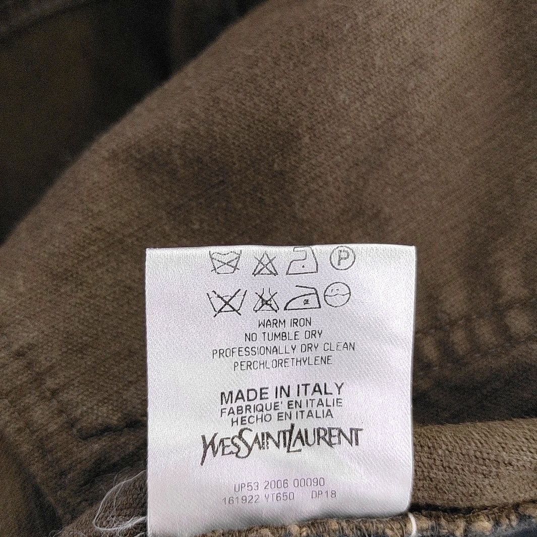 Saint Laurent Paris Saint Laurent Brown Cotton Corduroy Pants Size 28 Size US 28 / EU 44 - 4 Thumbnail