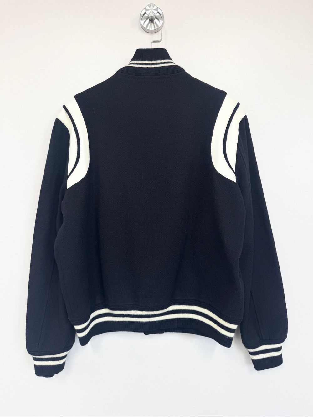 Saint Laurent Paris Saint Laurent Striped Bomber Jacket Size M Size US M / EU 48-50 / 2 - 2 Thumbnail