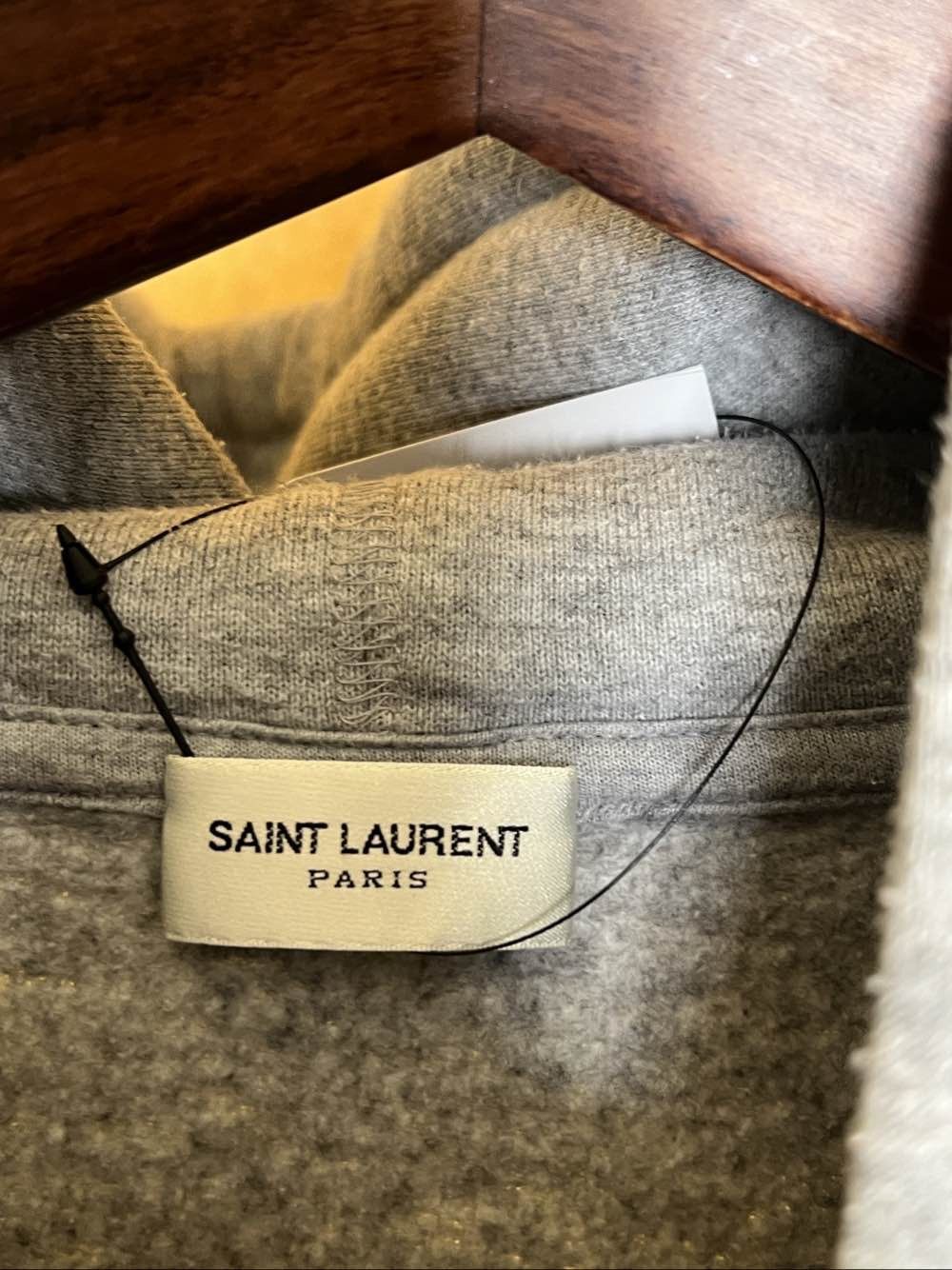 Saint Laurent Paris Saint Laurent Embroidered Logo Hoodie Size XXL Size US XXL / EU 58 / 5 - 3 Thumbnail