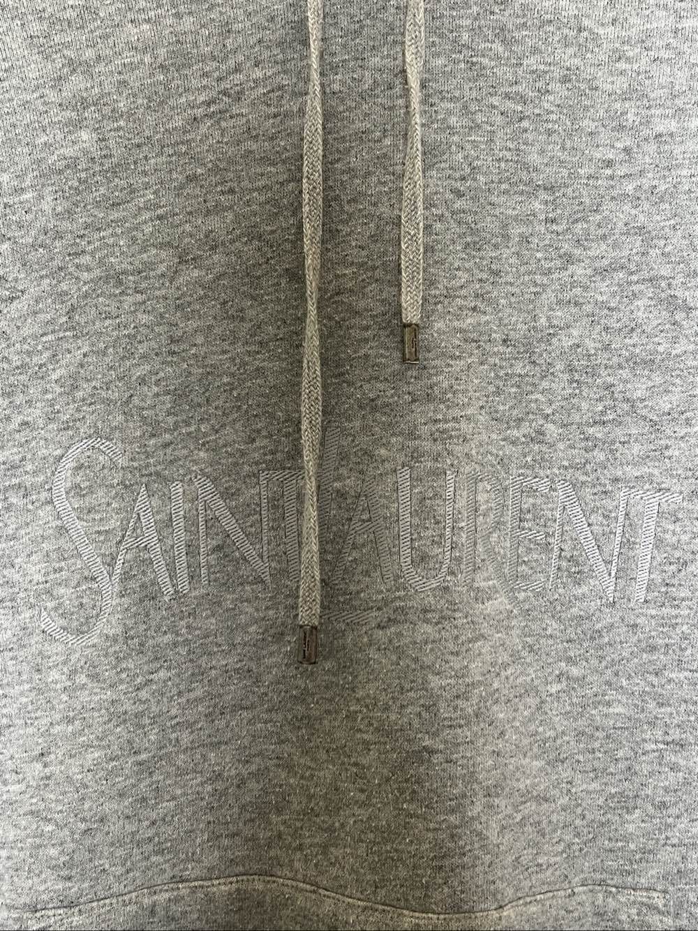Saint Laurent Paris Saint Laurent Embroidered Logo Hoodie Size XXL Size US XXL / EU 58 / 5 - 5 Thumbnail
