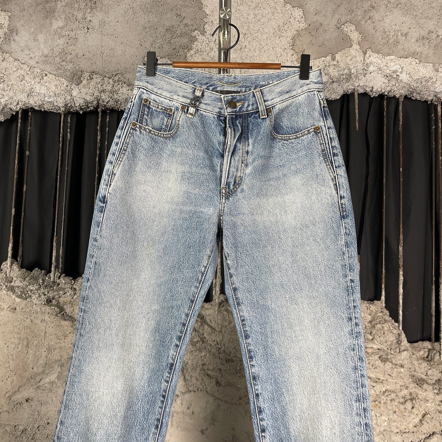 Saint Laurent Paris Saint Laurent Washed Jeans Size 27 Size 27" / US 4 / IT 40 - 6 Thumbnail