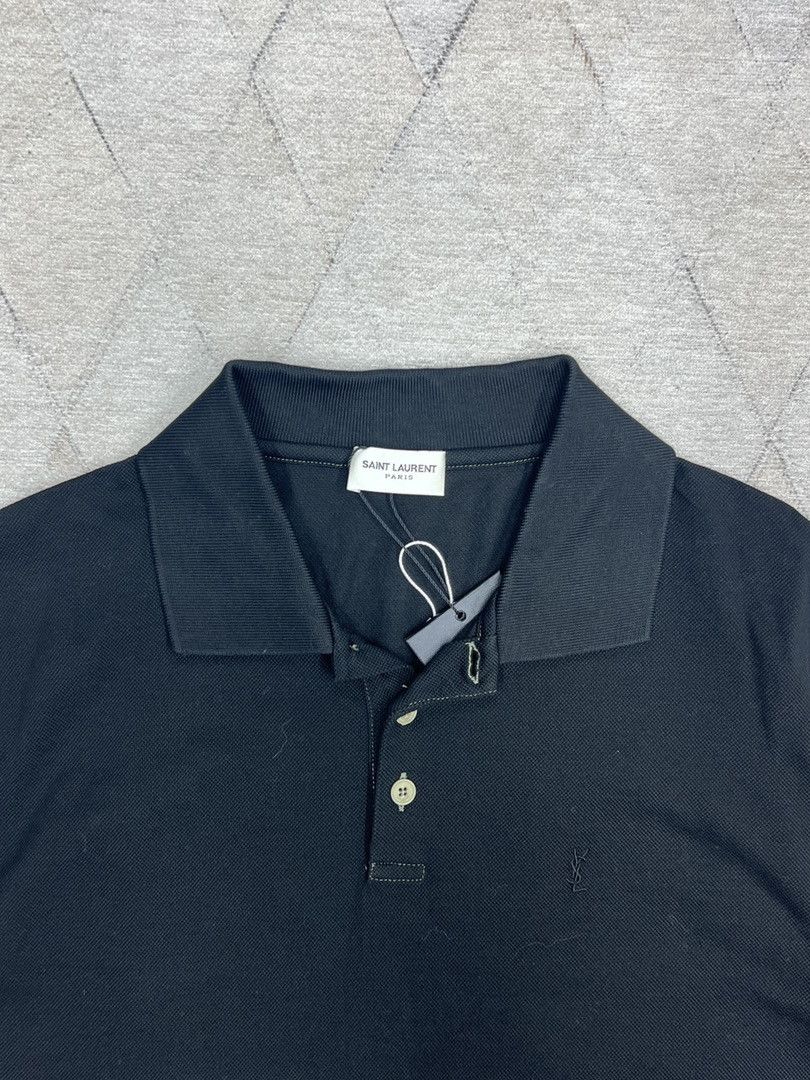 Saint Laurent Paris Saint Laurent Small Logo Embroidery Polo Shirt Size S Size US S / EU 44-46 / 1 - 3 Thumbnail