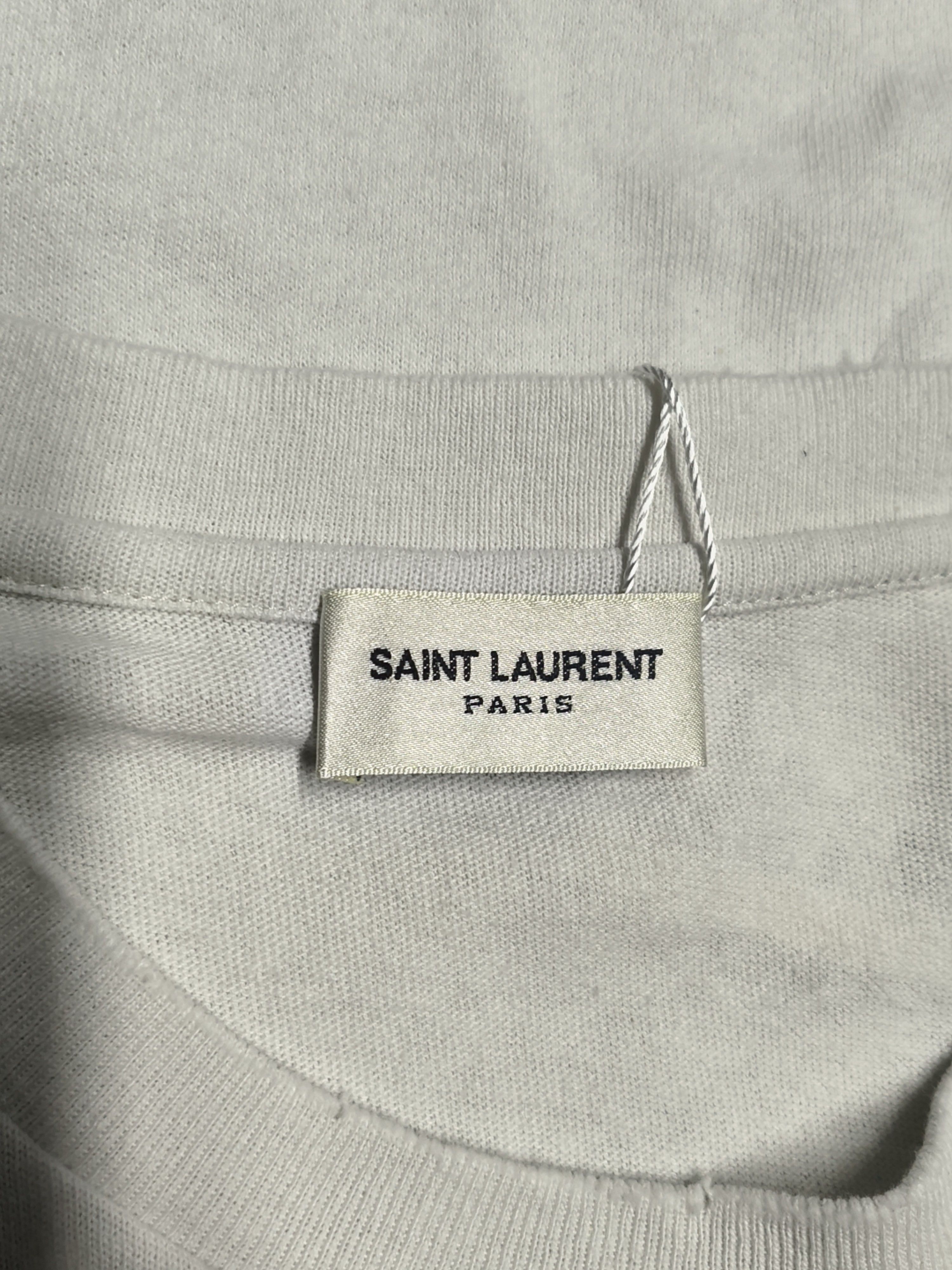 Saint Laurent Paris Saint Laurent The Sound of Silence T-Shirt Size XS Size US XS / EU 42 / 0 - 3 Thumbnail