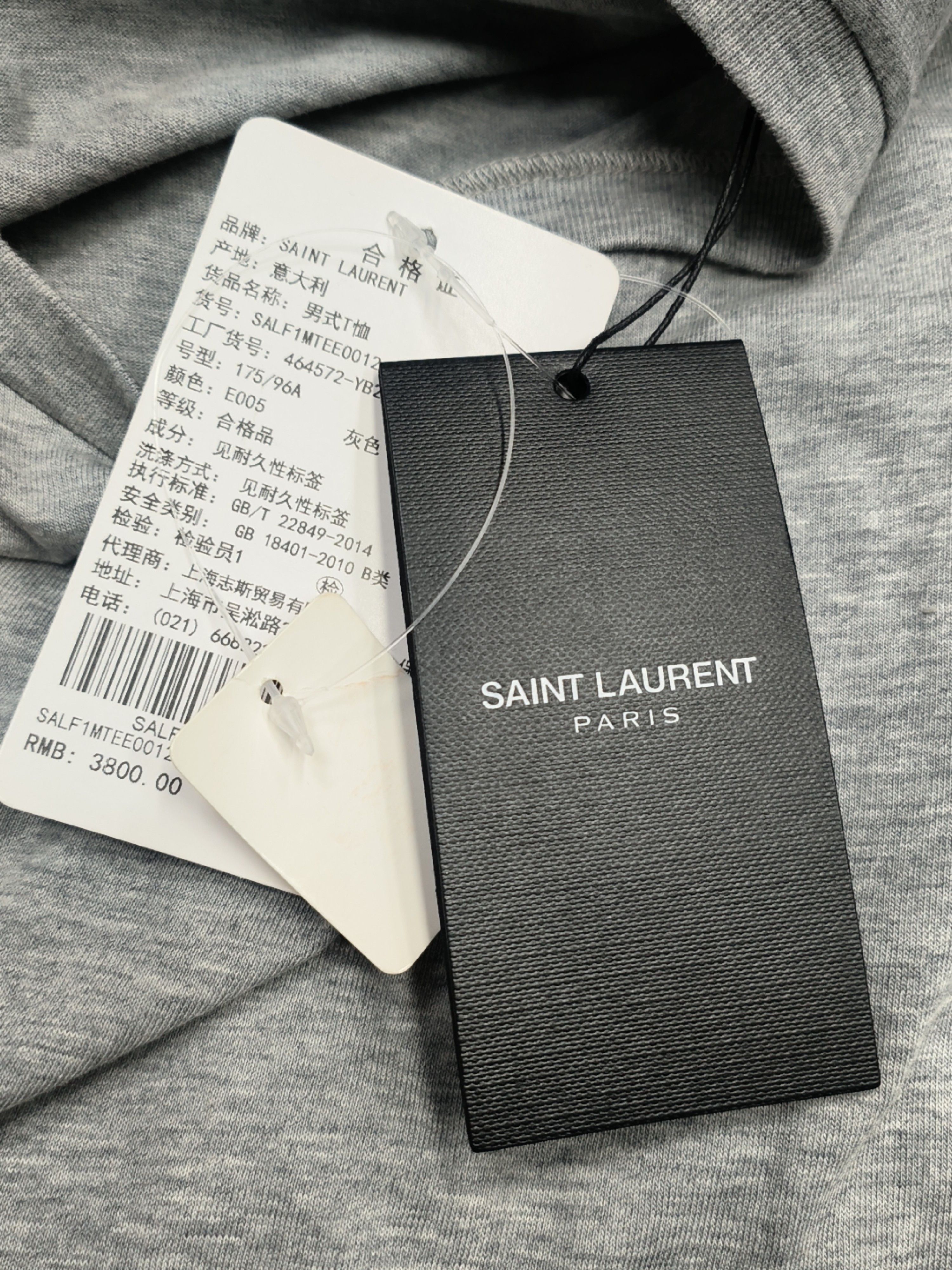 Saint Laurent Paris Saint Laurent Logo Cotton T-Shirt Size M Size US M / EU 48-50 / 2 - 5 Thumbnail