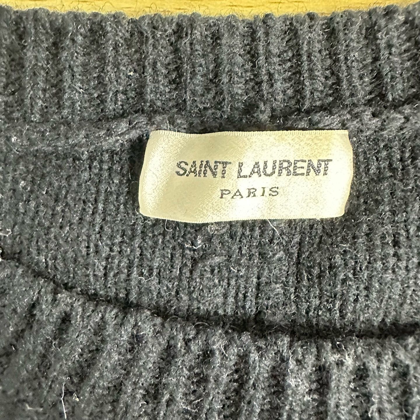 Saint Laurent Paris Saint Laurent Distressed Knit Sweater XS Size US XS / EU 42 / 0 - 3 Thumbnail