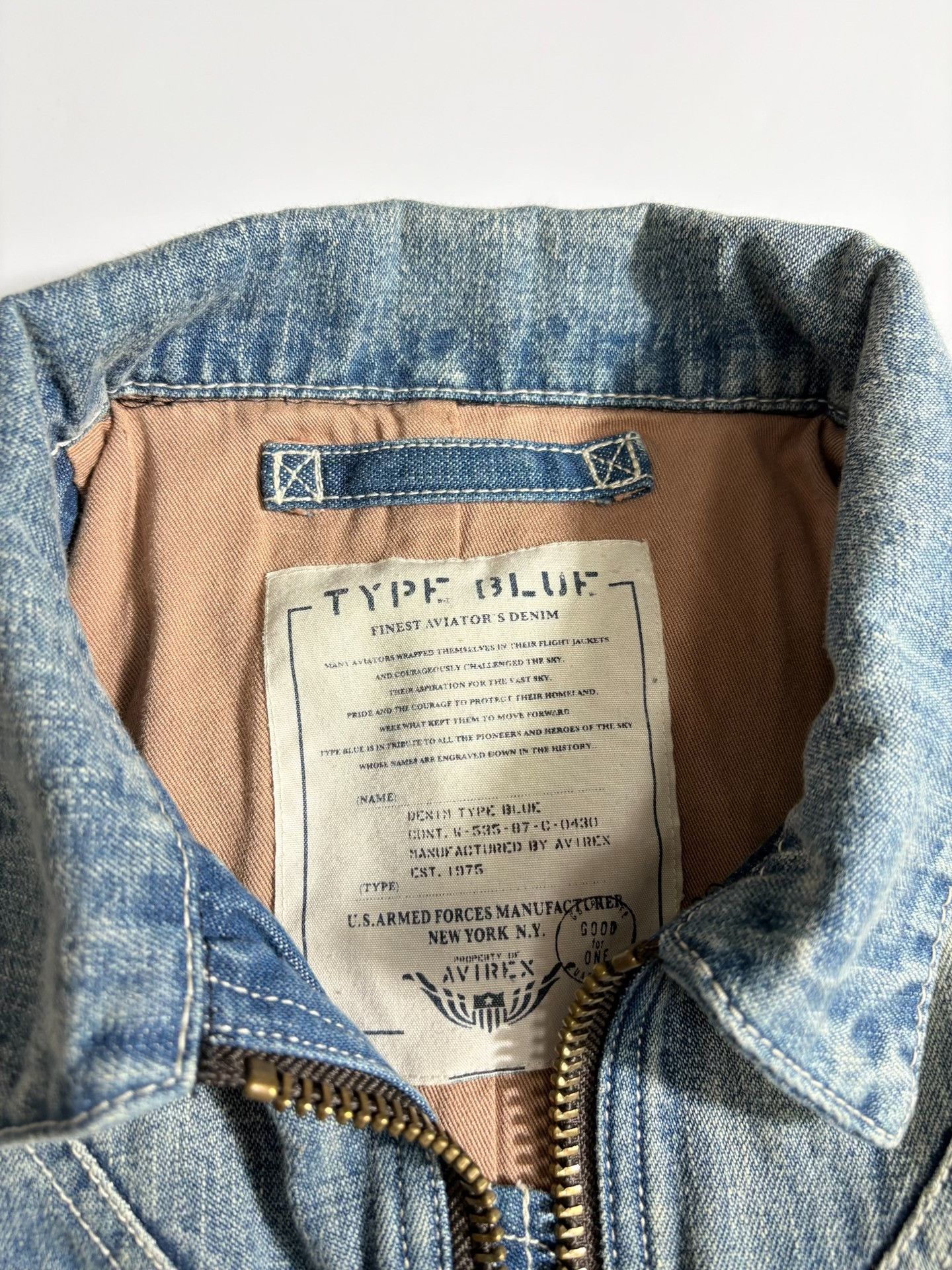 Avirex AVIREX TYPE Horse Leather Sleeve Denim Jacket Size US M / EU 48-50 / 2 - 9 Thumbnail