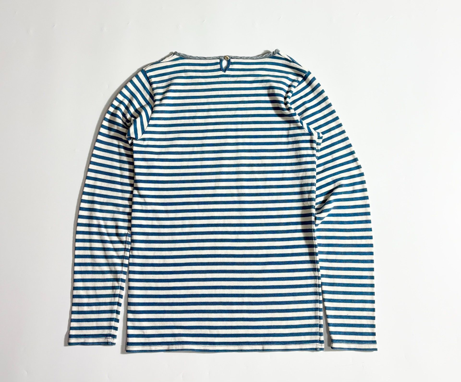 Visvim Visvim Indigo Stripe Long Sleeve Size US S / EU 44-46 / 1 - 2 Thumbnail