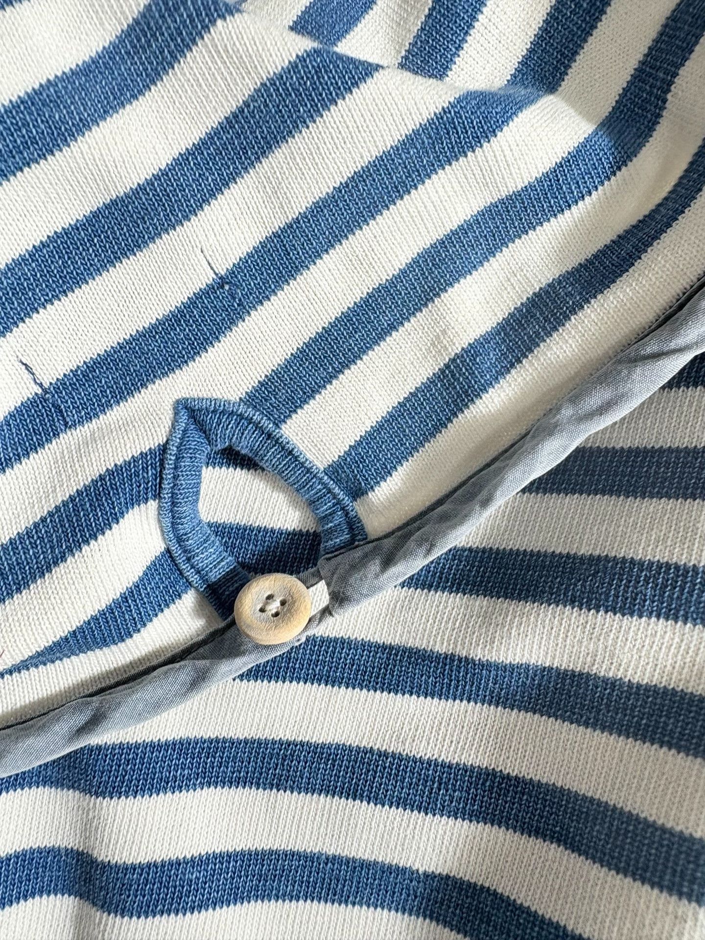 Visvim Visvim Indigo Stripe Long Sleeve Size US S / EU 44-46 / 1 - 6 Thumbnail