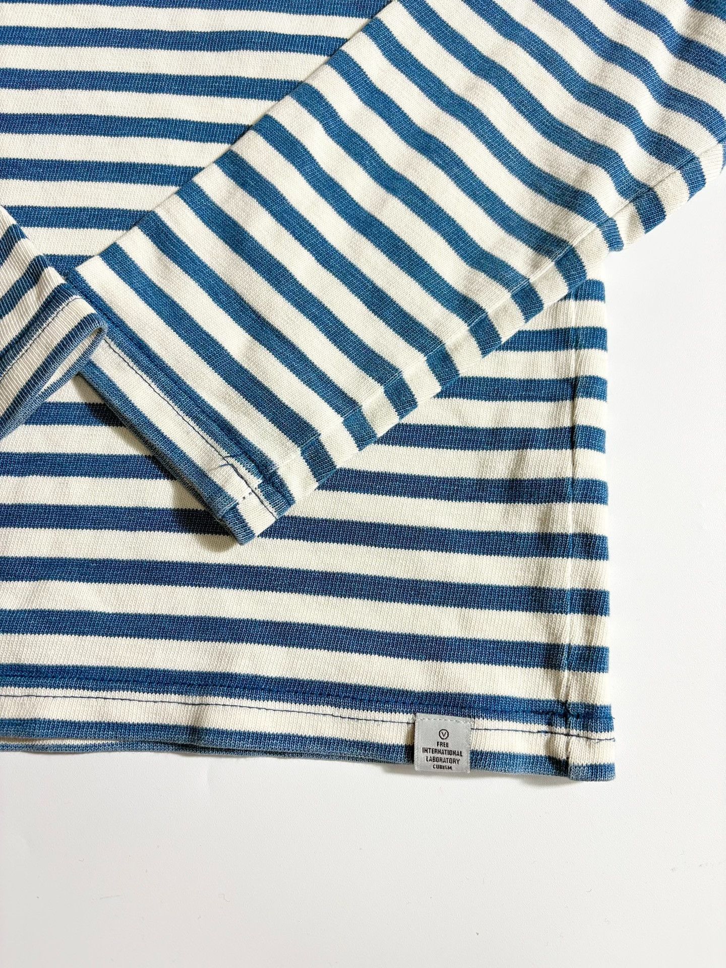 Visvim Visvim Indigo Stripe Long Sleeve Size US S / EU 44-46 / 1 - 3 Thumbnail