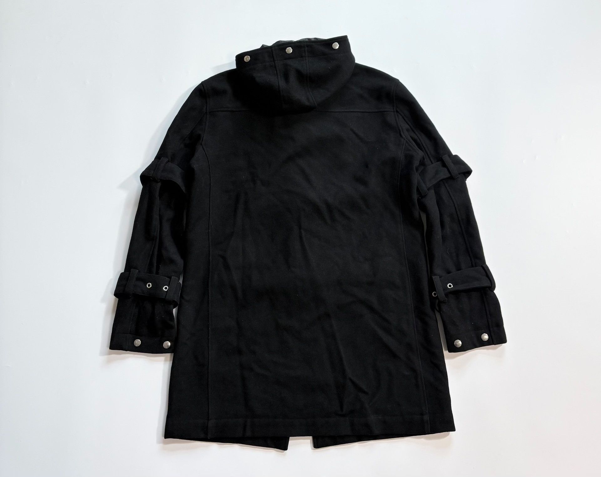 Devilock Devill'n Bass Wool Belted Coat Jacket Size US L / EU 52-54 / 3 - 3 Thumbnail