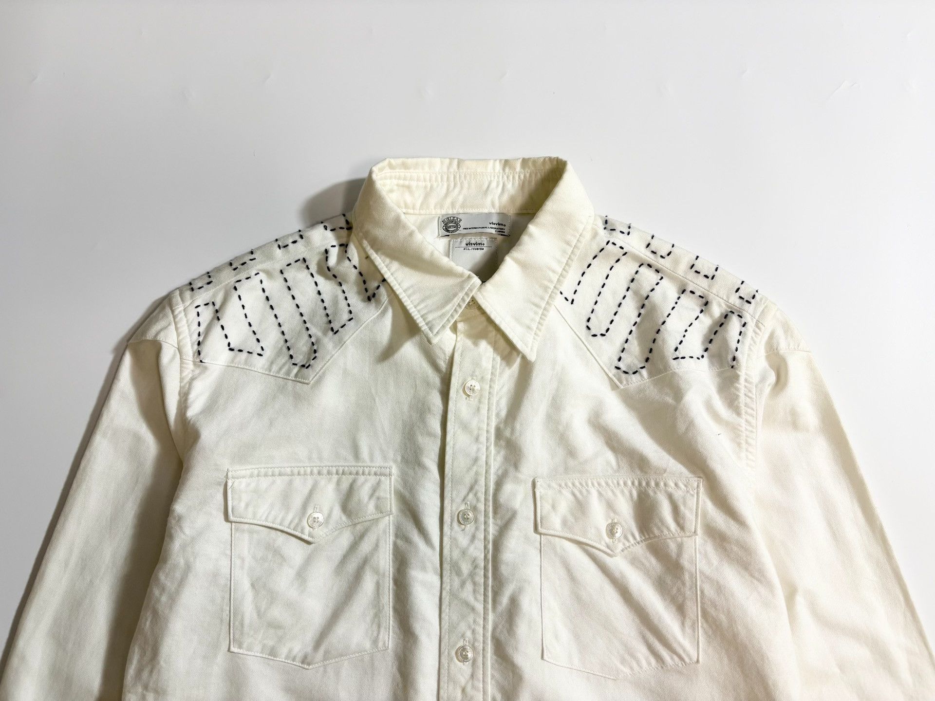 Visvim VISVIM GIZA Sashiko Shirt Size US M / EU 48-50 / 2 - 2 Thumbnail