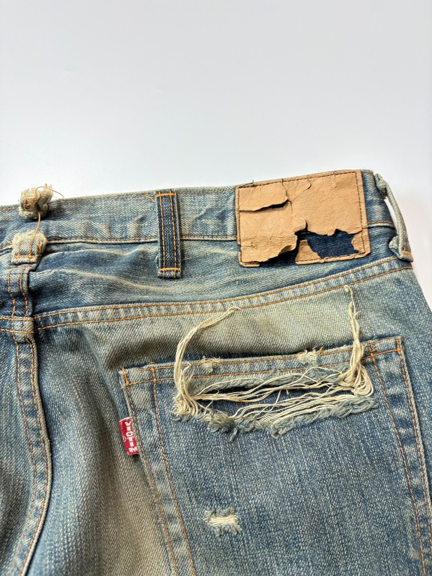 Fashion Victim VICTIM Distressed Patch Washed Jeans Size US 44 / EU 60 - 6 Thumbnail