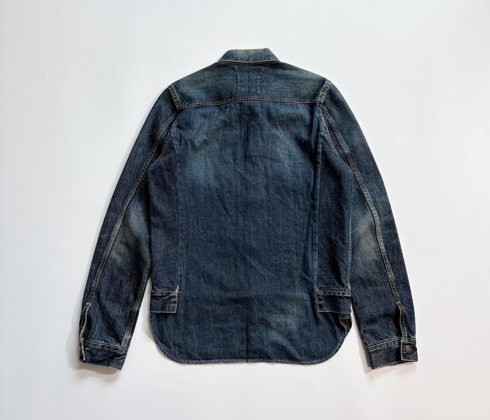 Maison MIHARA YASUHIRO MIHARAYASUHIRO Patchwork Distressed Denim Jacket Size US S / EU 44-46 / 1 - 3 Thumbnail