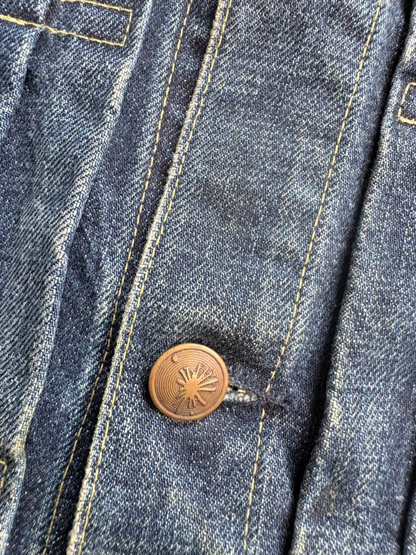 Maison MIHARA YASUHIRO MIHARAYASUHIRO Patchwork Distressed Denim Jacket Size US S / EU 44-46 / 1 - 5 Thumbnail