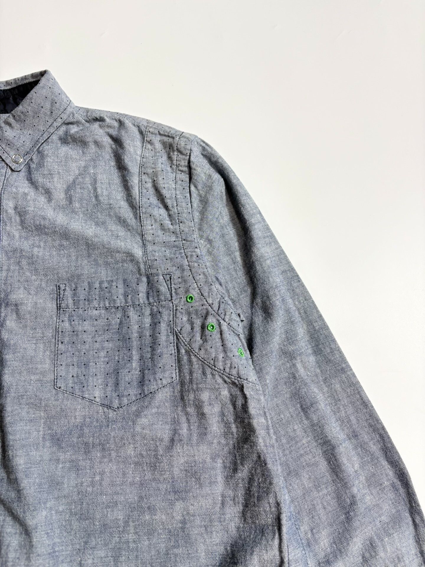 Sacai SACAI Patchwork Shirt Size US S / EU 44-46 / 1 - 2 Thumbnail
