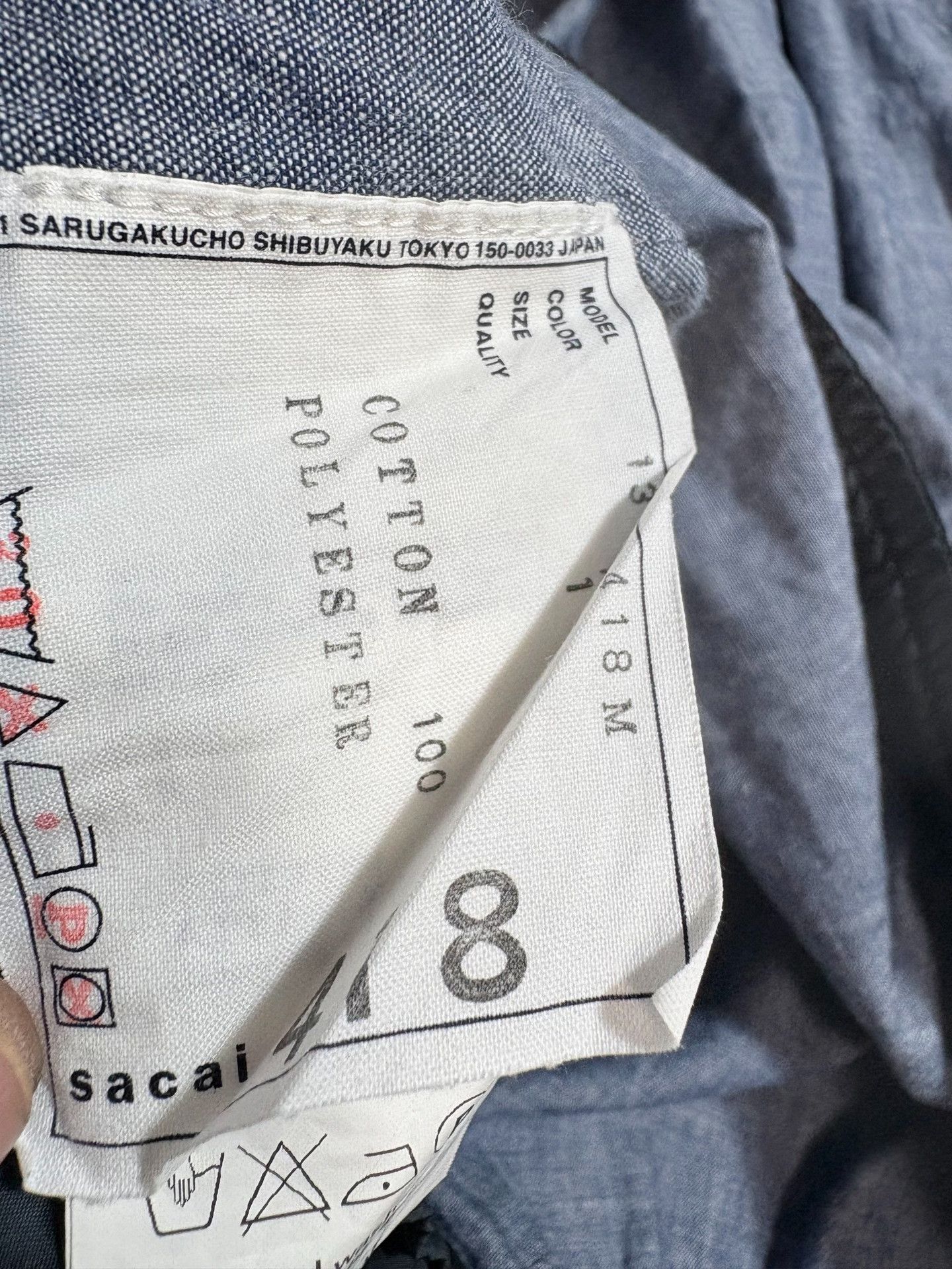 Sacai SACAI Patchwork Shirt Size US S / EU 44-46 / 1 - 5 Thumbnail