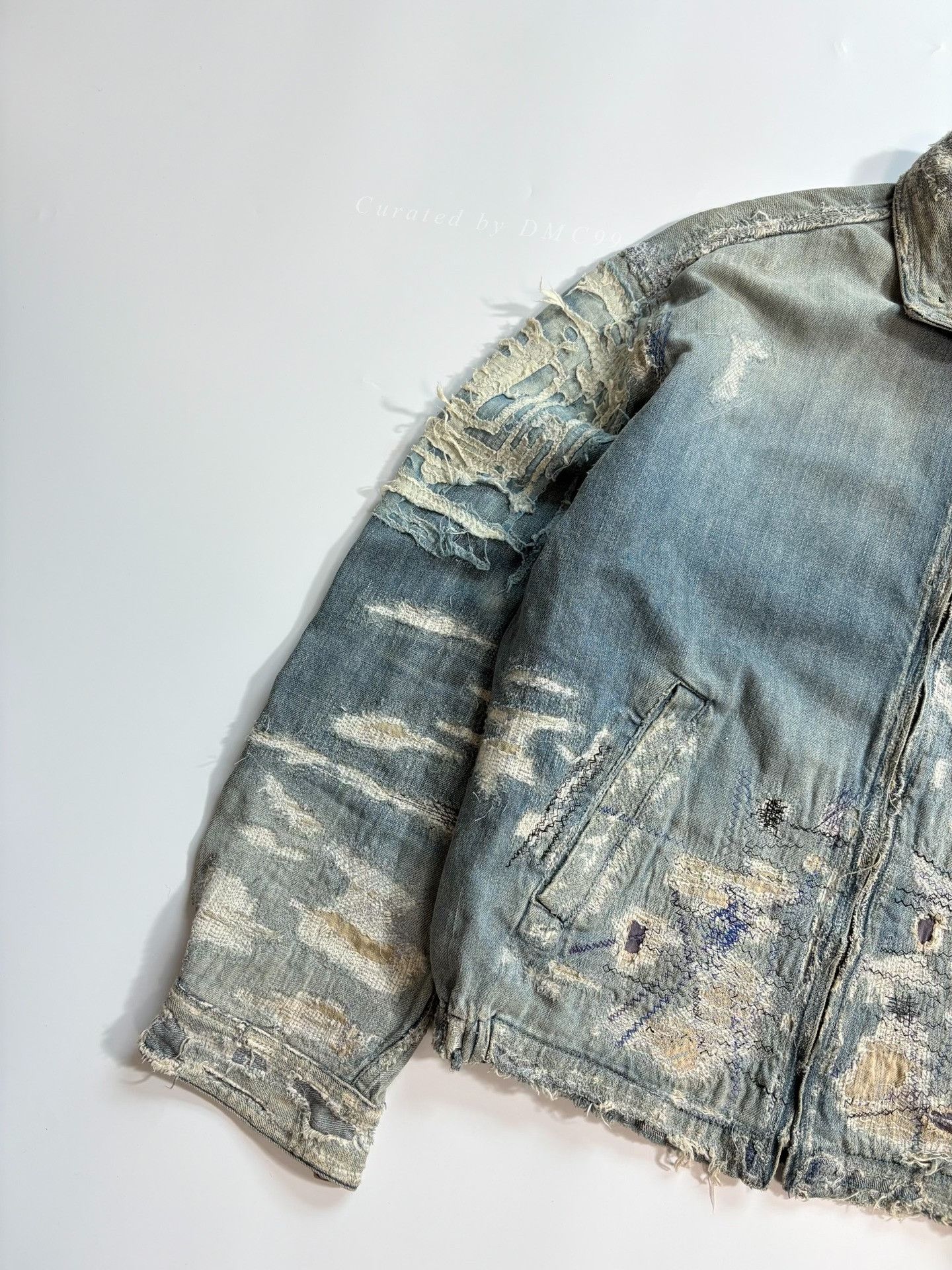 Kapital KAPITAL BORO Distressed Denim Jacket Size US L / EU 52-54 / 3 - 3 Thumbnail