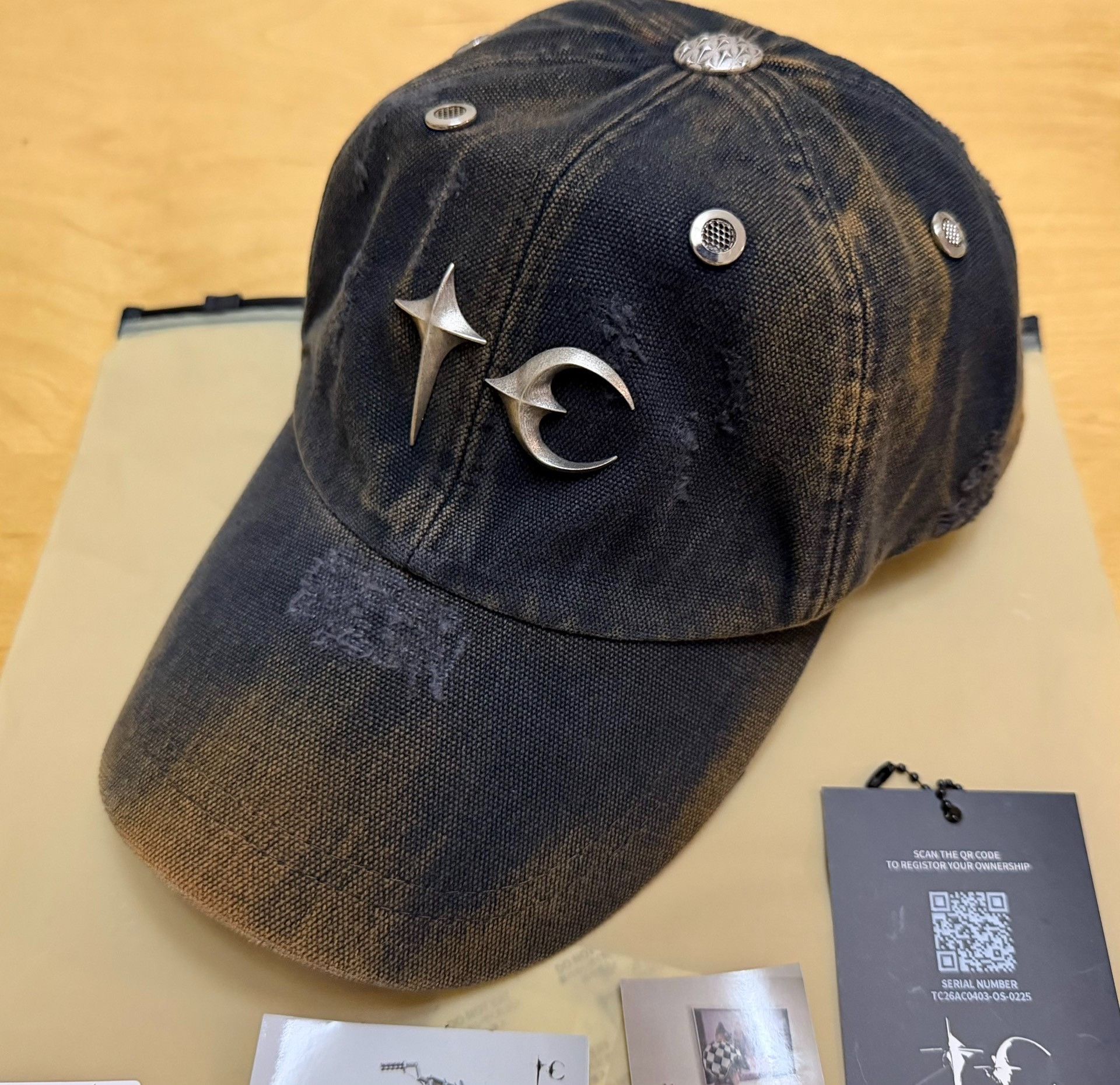 Thug Club Thug Club 26ss Washed Distressed Cap Size ONE SIZE - 5 Thumbnail