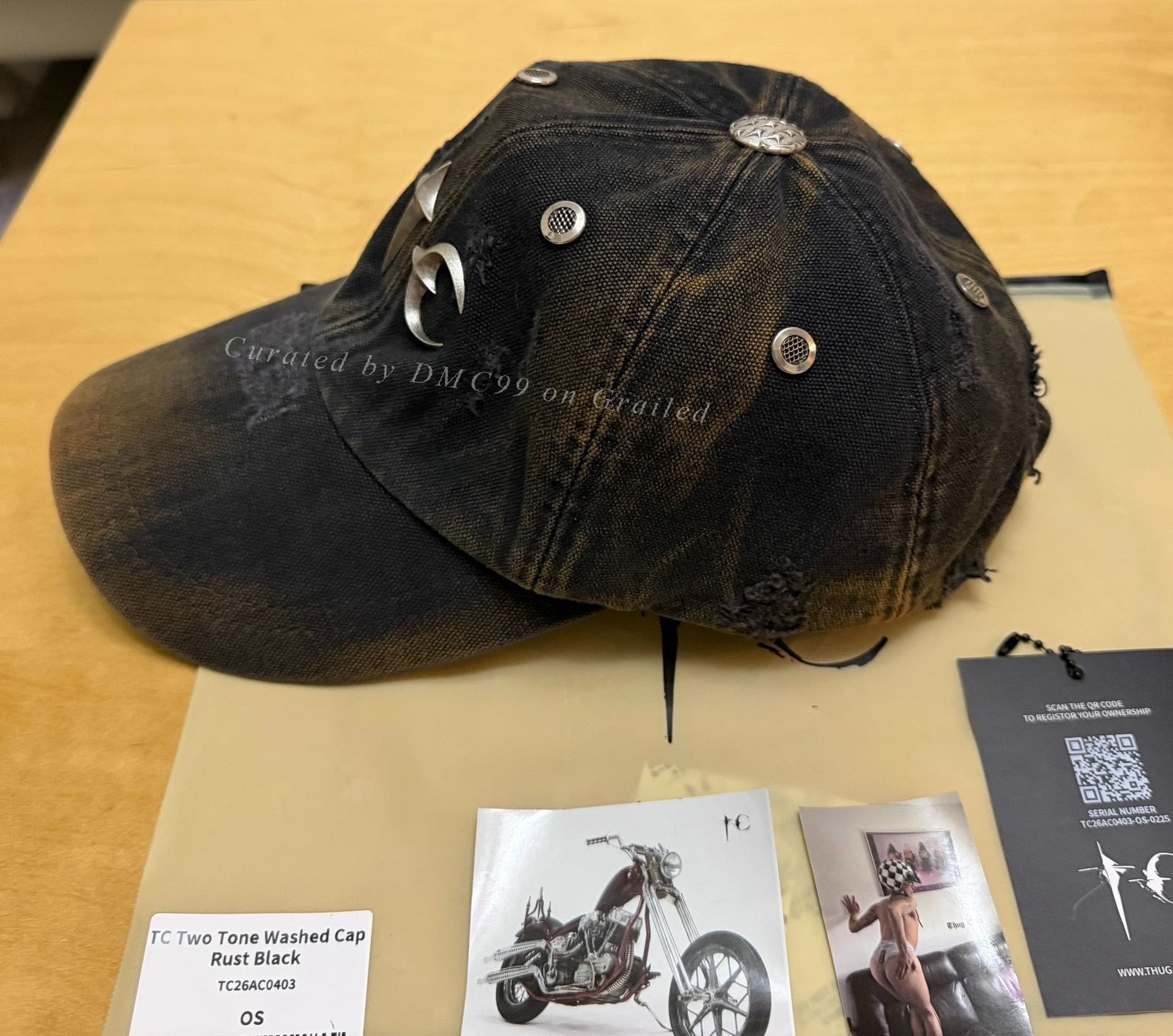 Thug Club Thug Club 26ss Washed Distressed Cap Size ONE SIZE - 7 Thumbnail