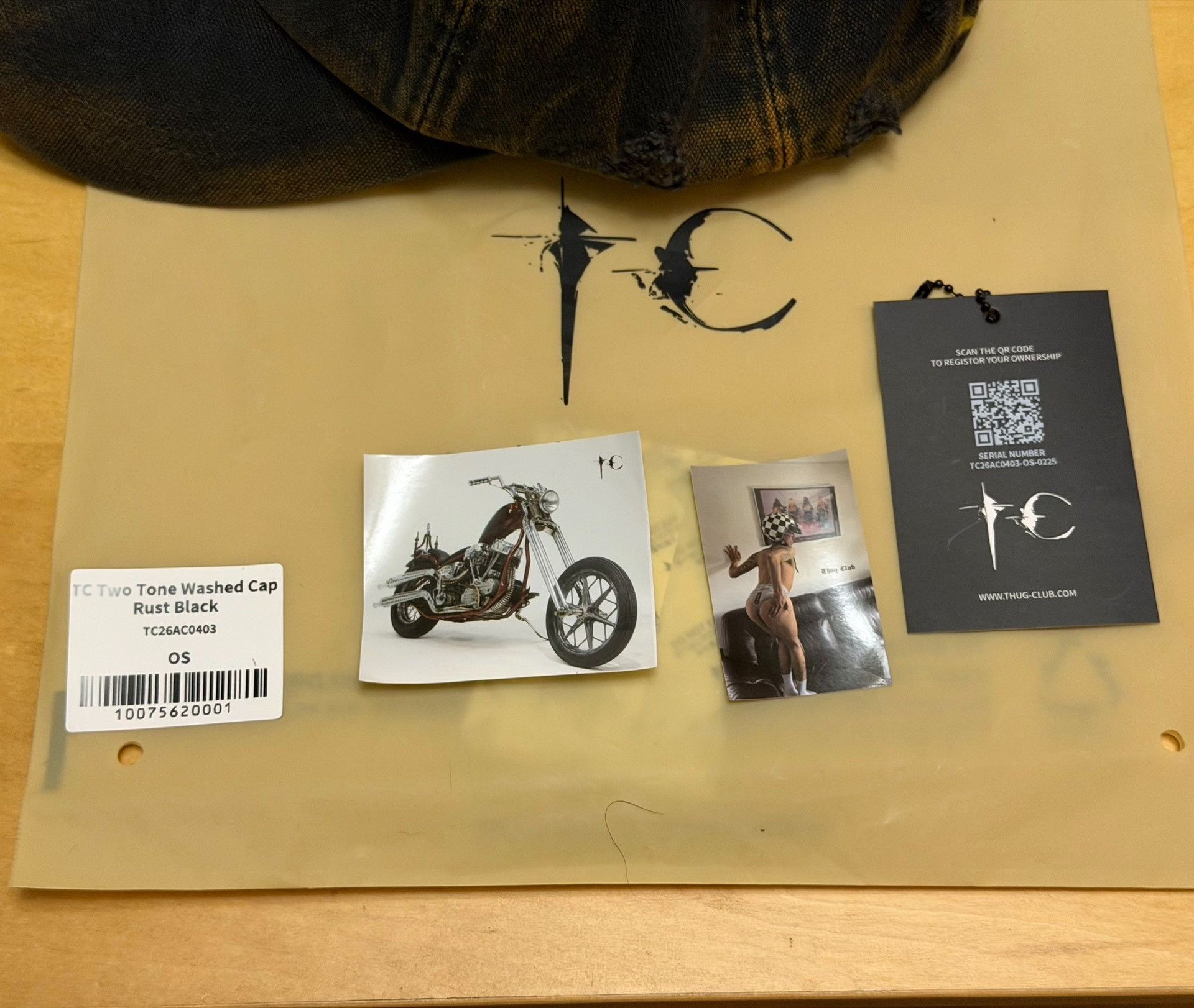 Thug Club Thug Club 26ss Washed Distressed Cap Size ONE SIZE - 2 Thumbnail