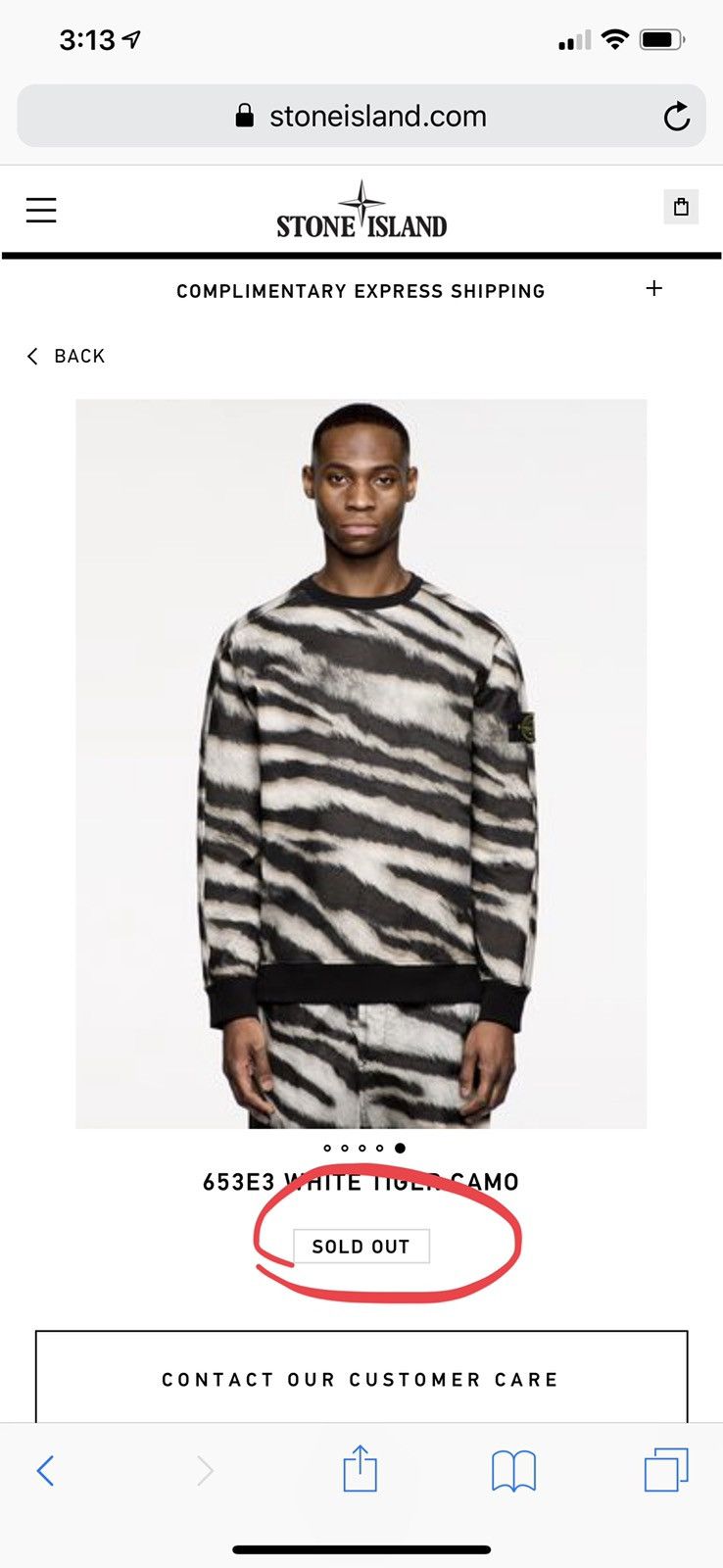 Stone Island Stone Island Sweatshirt White Tiger Camo Grailed