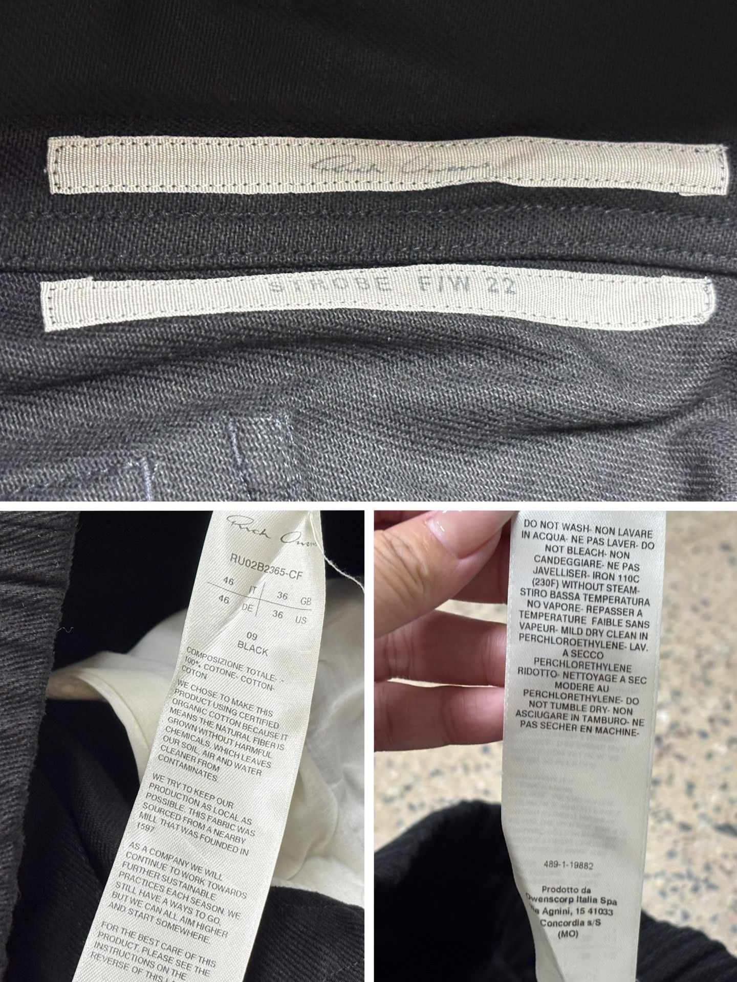 Rick Owens Rick Owens Geth Bela Wide-Leg Pants Size US 30 / EU 46 - 8 Thumbnail